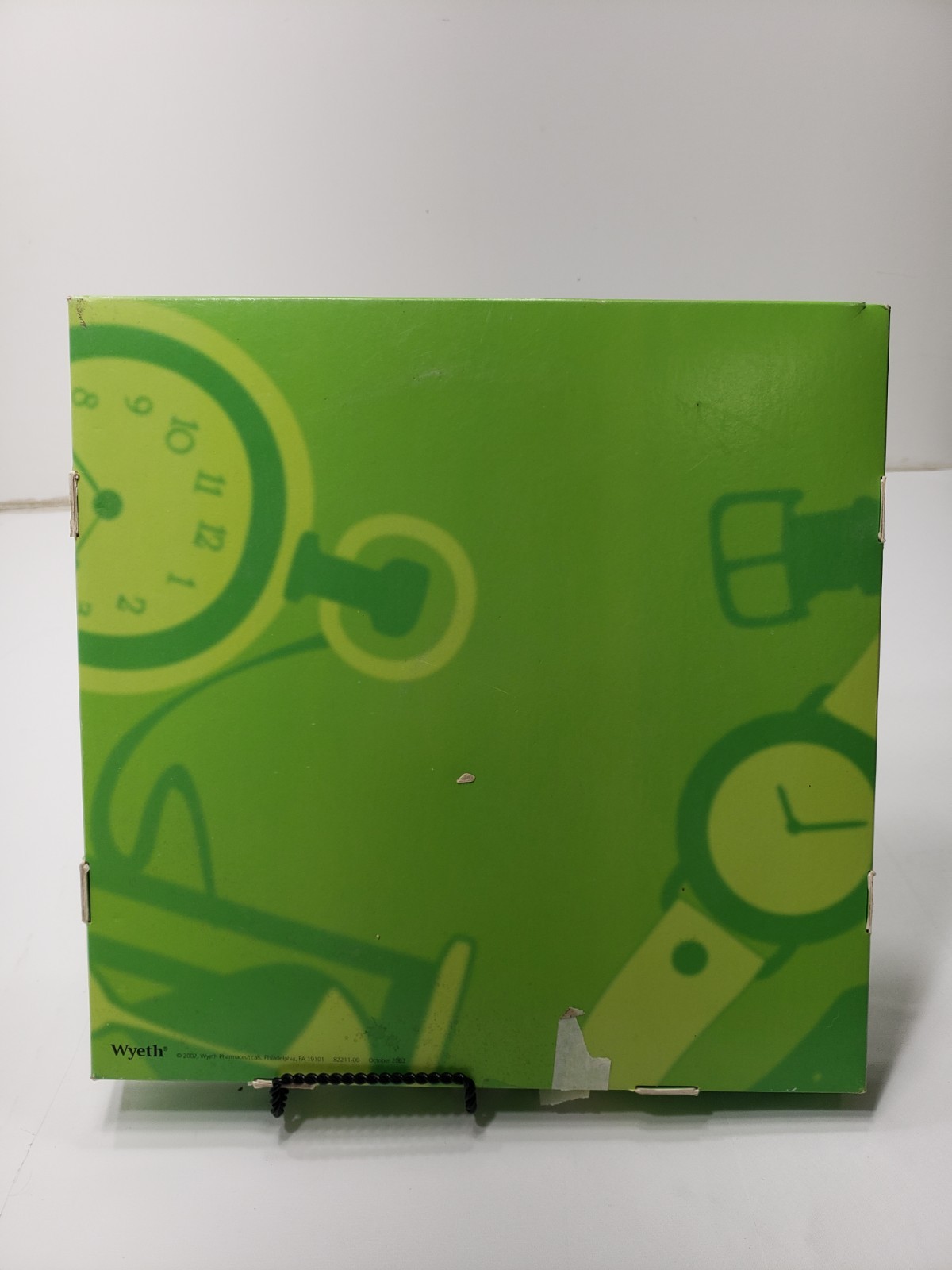 Vintage Effexor XR Promotional Wall Clock Display Pharmaceutical Advertising