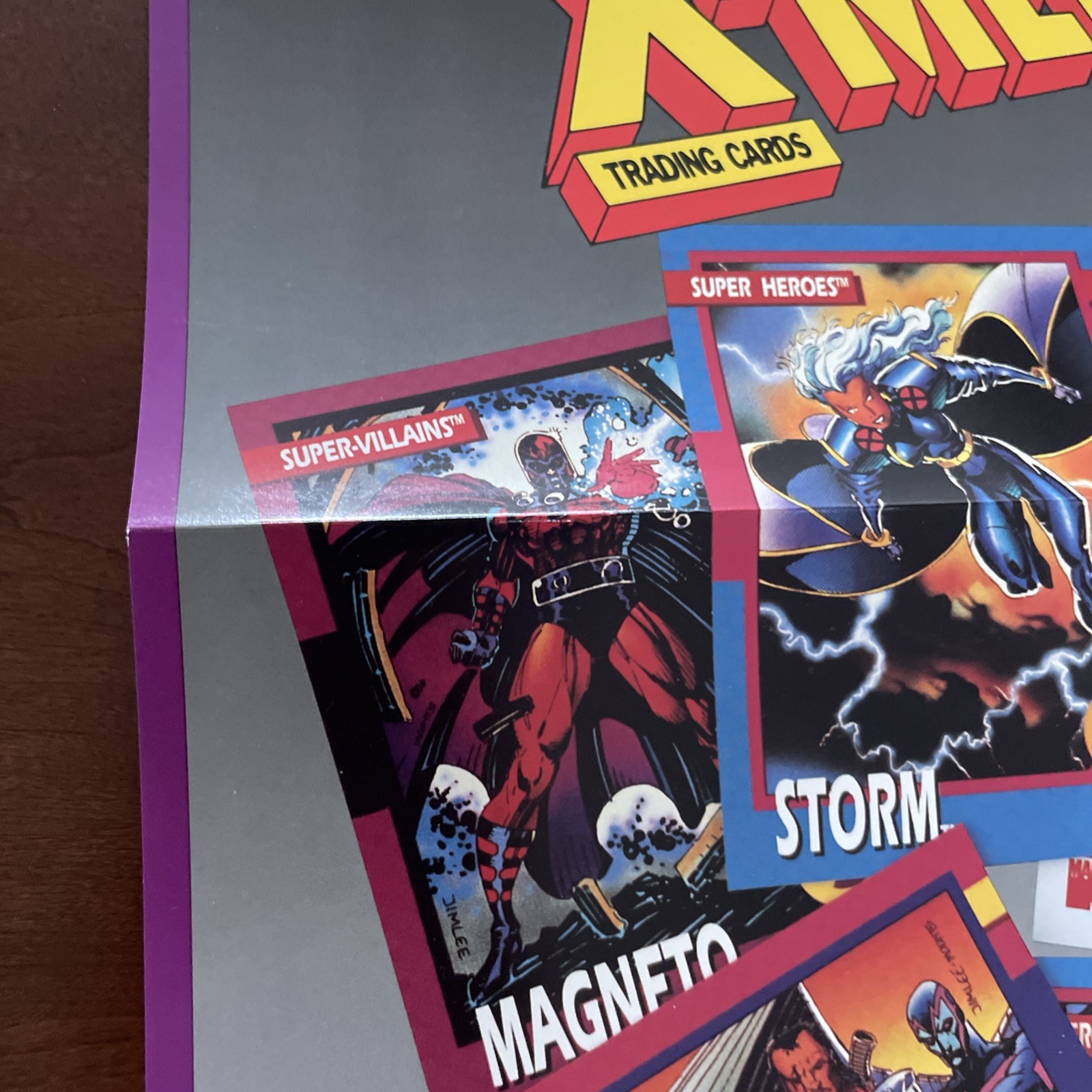 The Uncanny X-Men Trading Cards Retail Store Owner Advertising Poster 1992