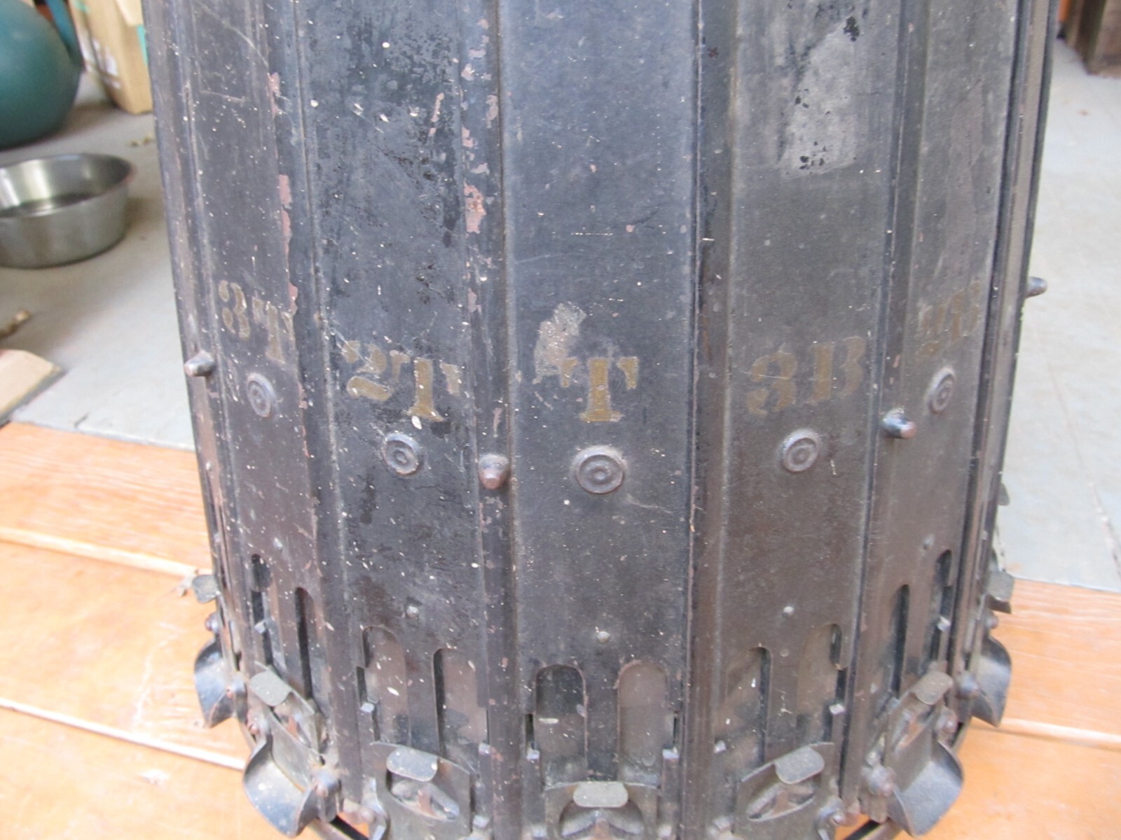 1880’s Henry Westphal’s Countertop Rotating Store Screw Bolt Shot Cabinet