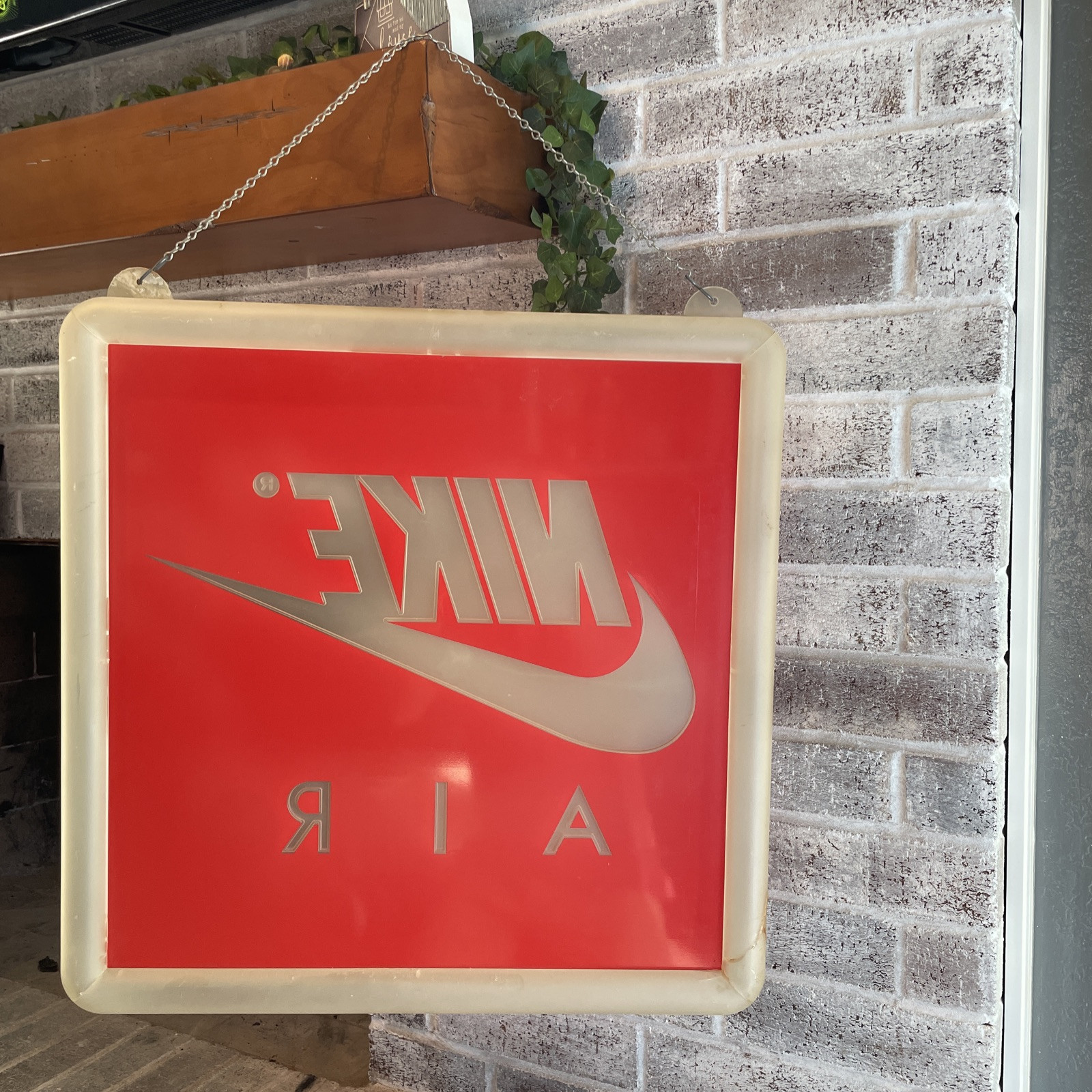 1980s Nike Hang Tag Store Display Sign – History Nike Air Advertising – Archival