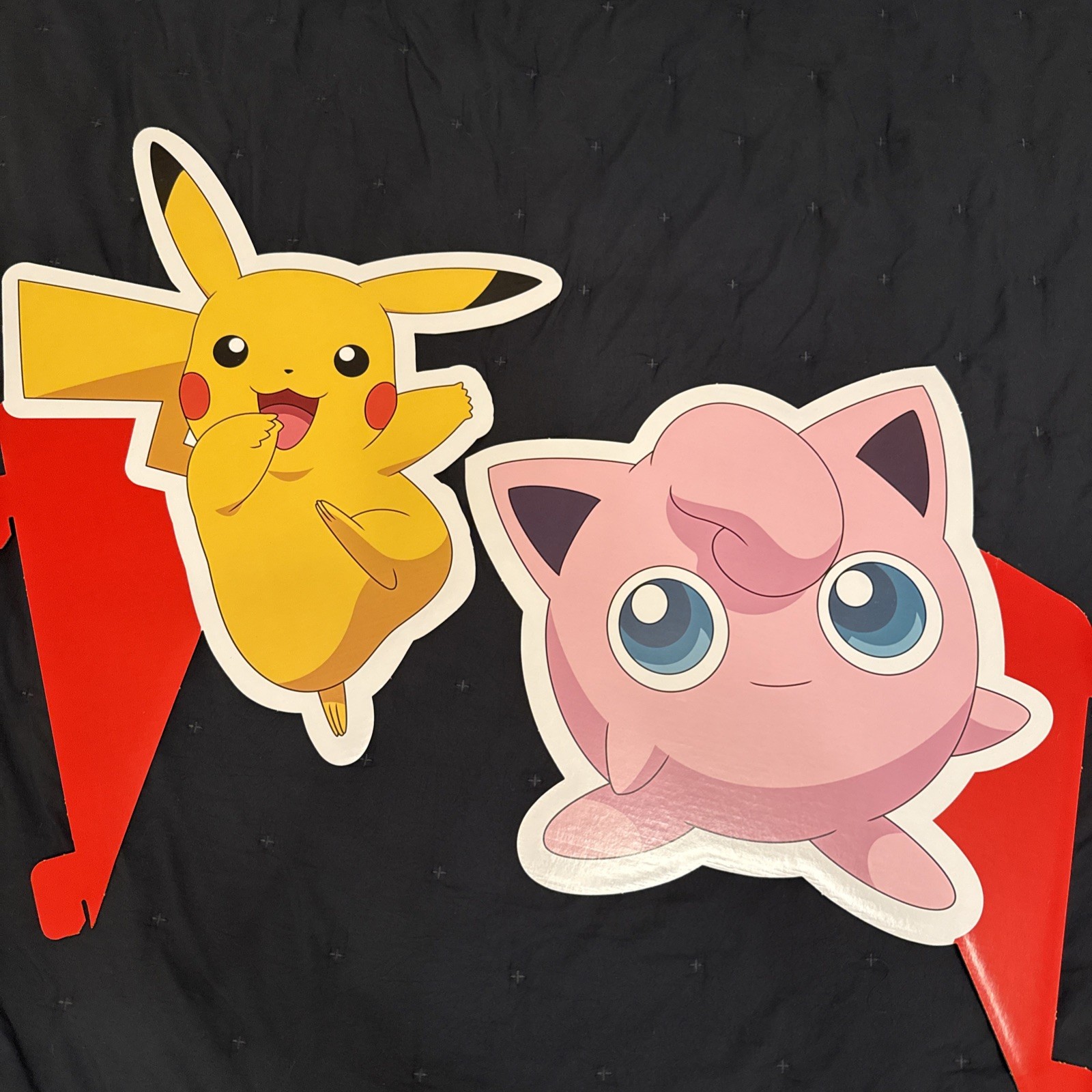 Pokemon Hersheys 2 Ft Tall Store Display Signs Pikachu And Jigglypuff