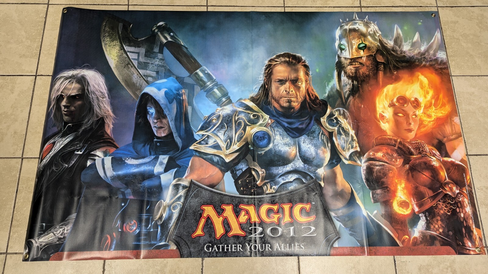 MTG Magic M12 Magic 2012 Planeswalker Vinyl Poster Hanging Store Display
