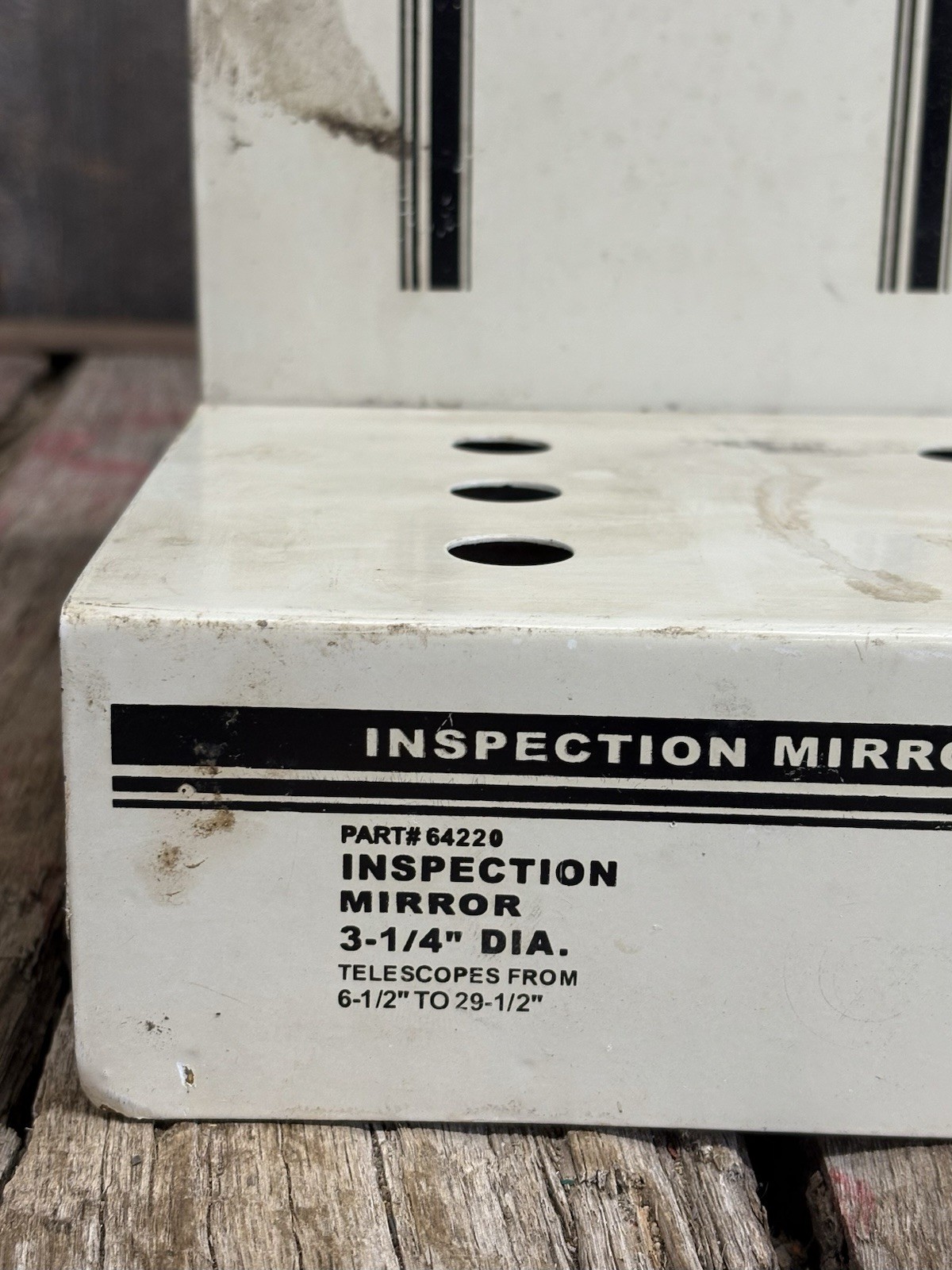 Vintage Regal Inspection Mirrors & Megnetic Tools Counter Top Display Rack Sign