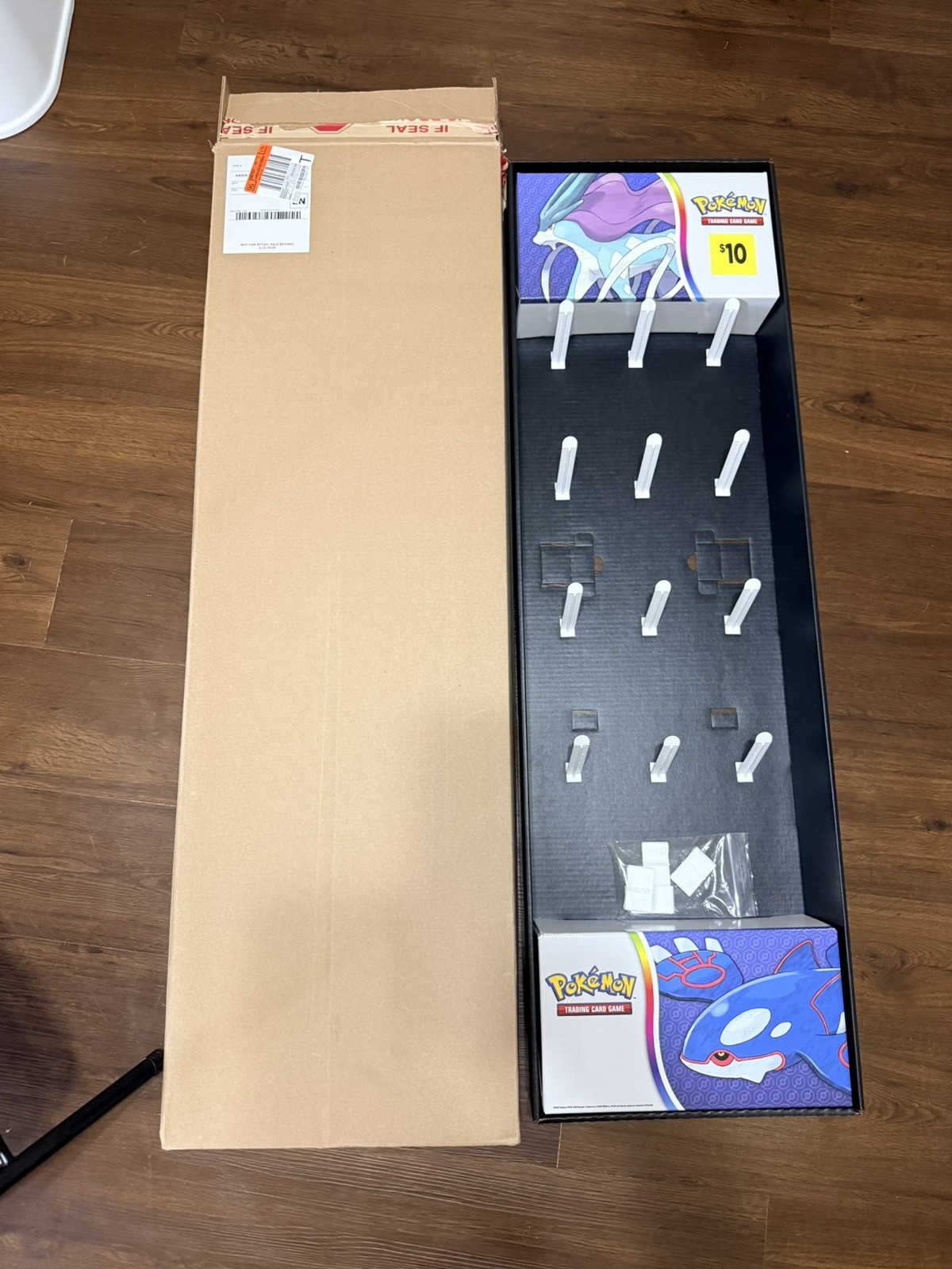 Pokemon Display Rack Retail Knock Out Package Stand New In The Original Box