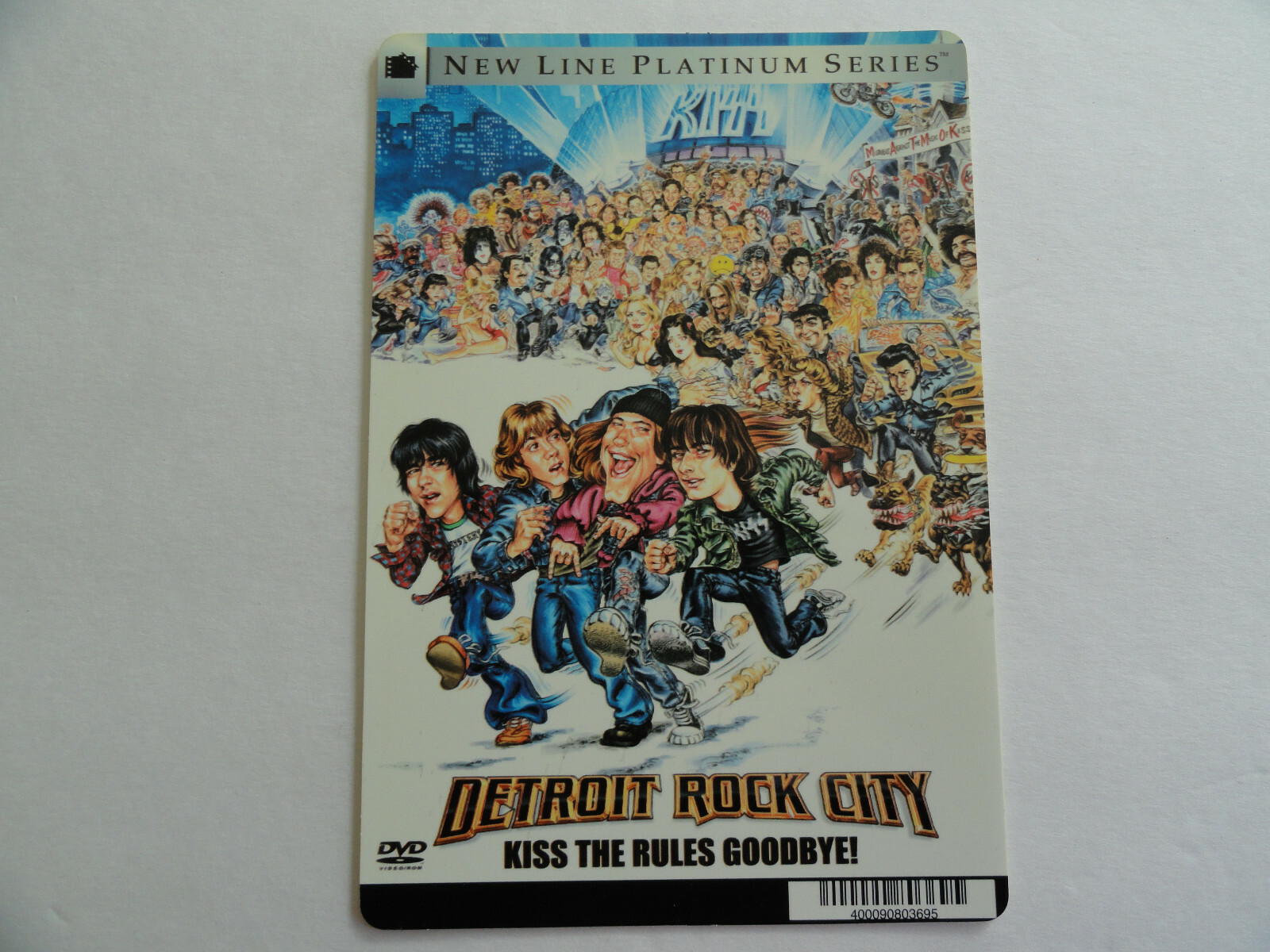 DETROIT ROCK CITY – KISS – BLOCKBUSTER VIDEO BACKER CARD 5″X8″ – NO MOVIE