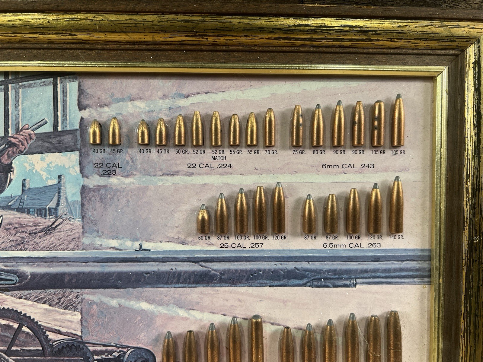 Vintage 1976 Speer Ammunition Store Display Bullet Chart U.S. Bicentennial