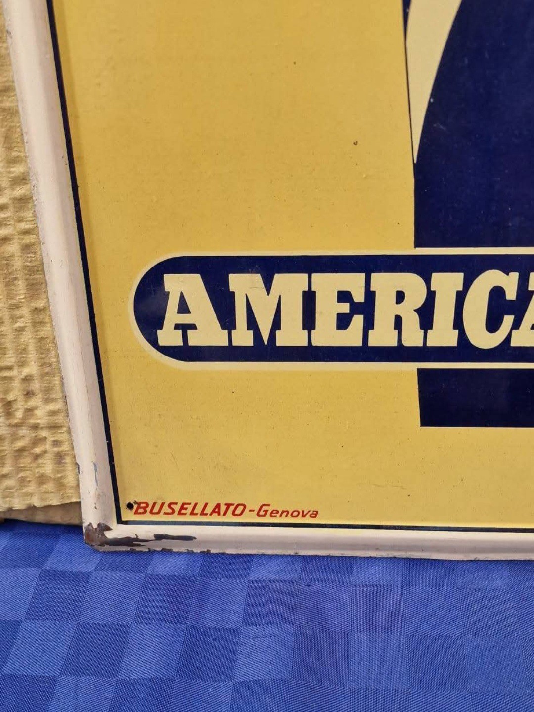 Lithographed Table Sign Representative
