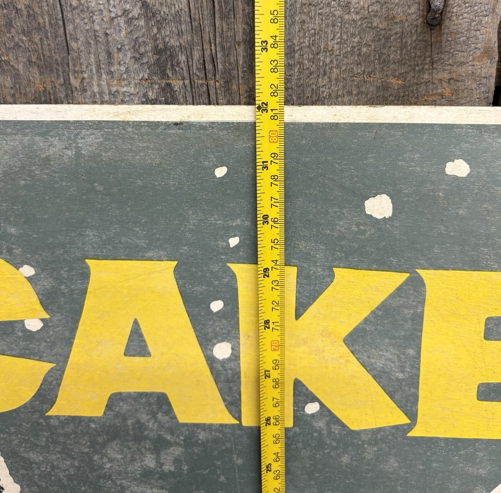 Vintage Thanksgiving Themed HOSTESS CAKES Grocery Store Display Advertising Sign