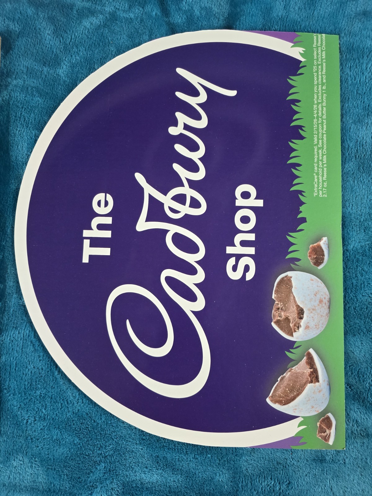 Reese’s Peanut Butter Cups Store Display Shop Signs The Cadbury Shop cardboard