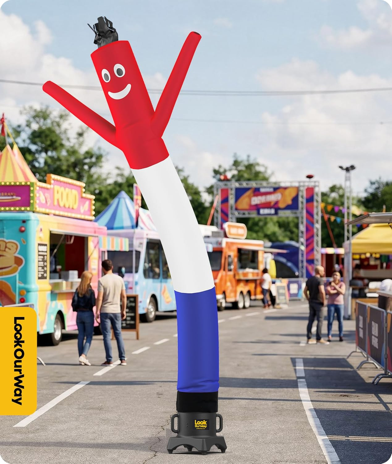 Air Dancers Inflatable Tube Man Attachment – 10 Feet Tall Wacky Waving Inflatabl