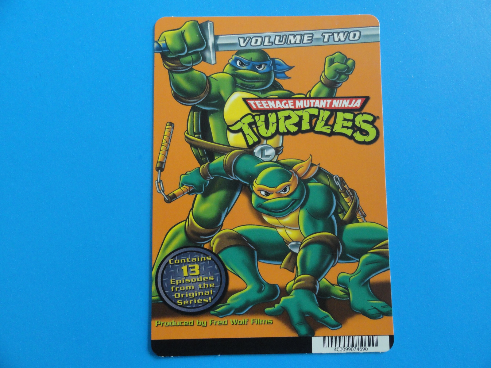 TEENAGE MUTANT NINJA TURTLES VOL 2 – BLOCKBUSTER VIDEO BACKER CARD 5″X8″