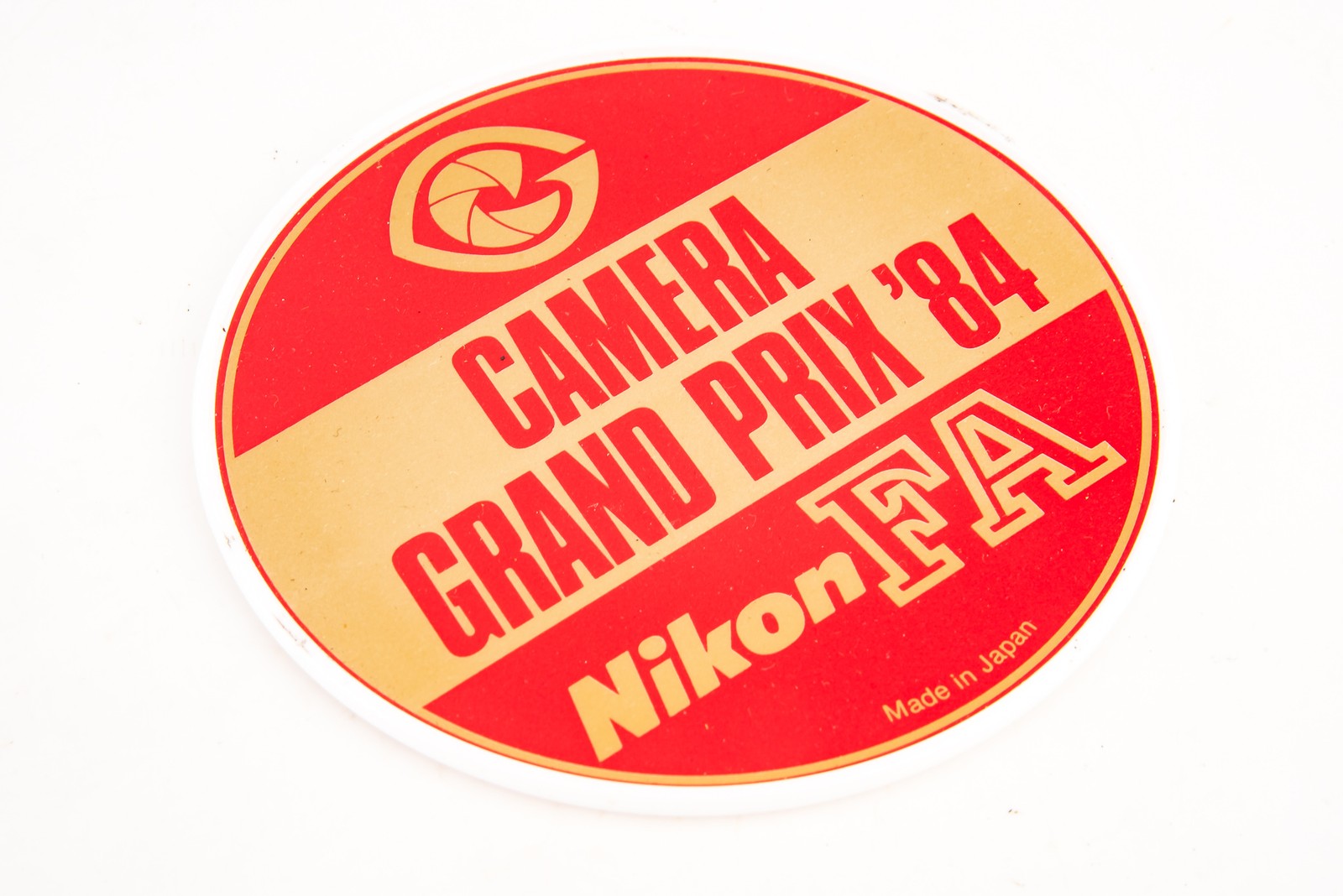 Nikon FA Grand Prix 84 Camera Advertising Promotion Metal & Plastic 3 3/4” V28