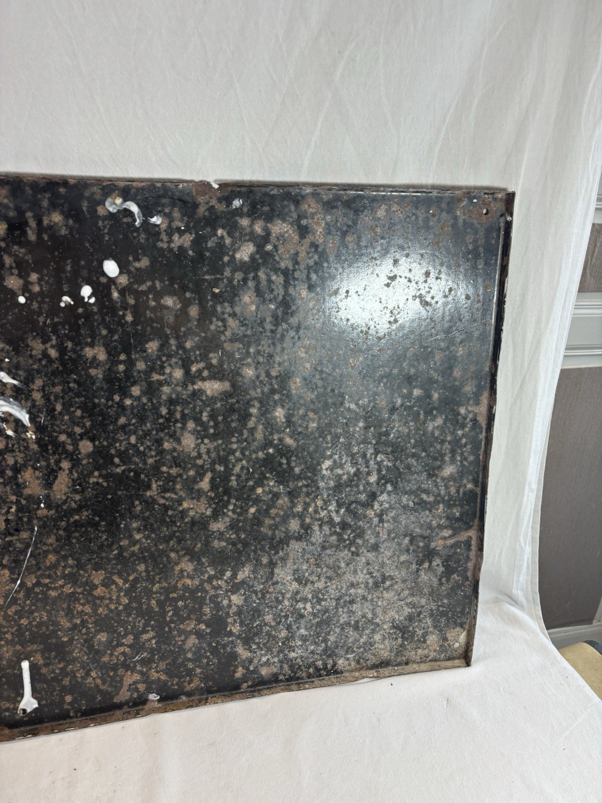 Large ANCIENT ENAMEL SIGN: GEVAERT FILM – PANCHROMOSA 107×57.5cm