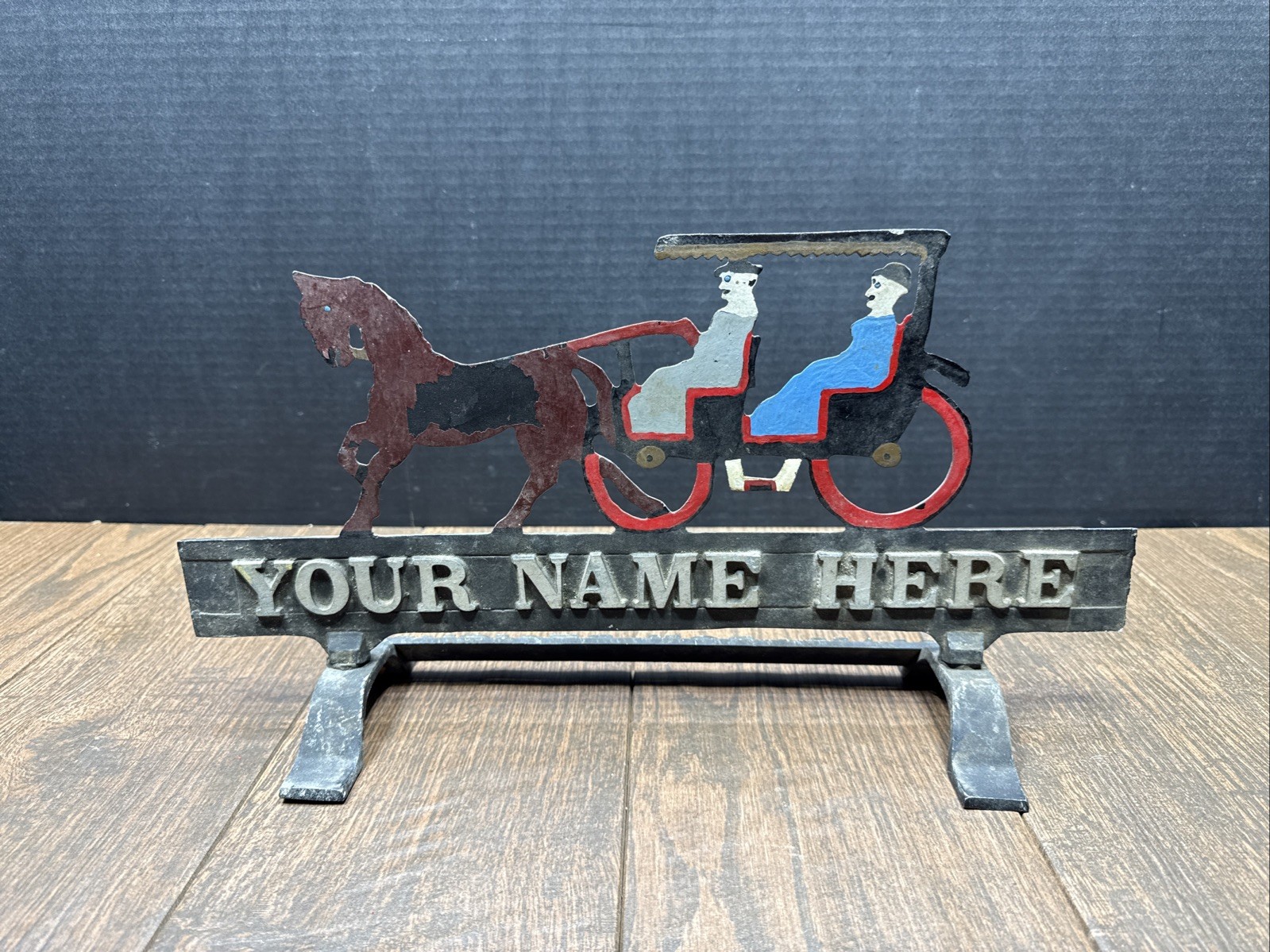 Vintage SILHOUETTES RURAL MAIL BOX SALESMAN SAMPLE