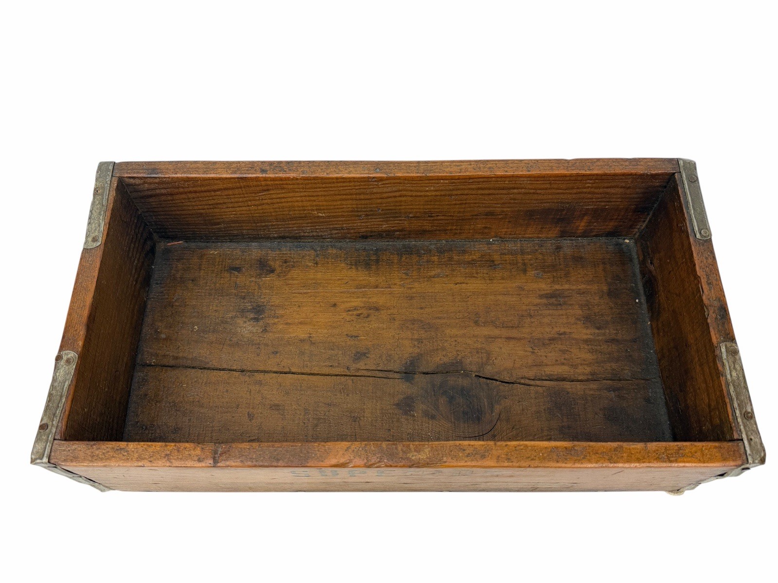 Vintage SUPERIOR CONCRETE ACCESSORIES Wood Store Display Shelf Tray Crate