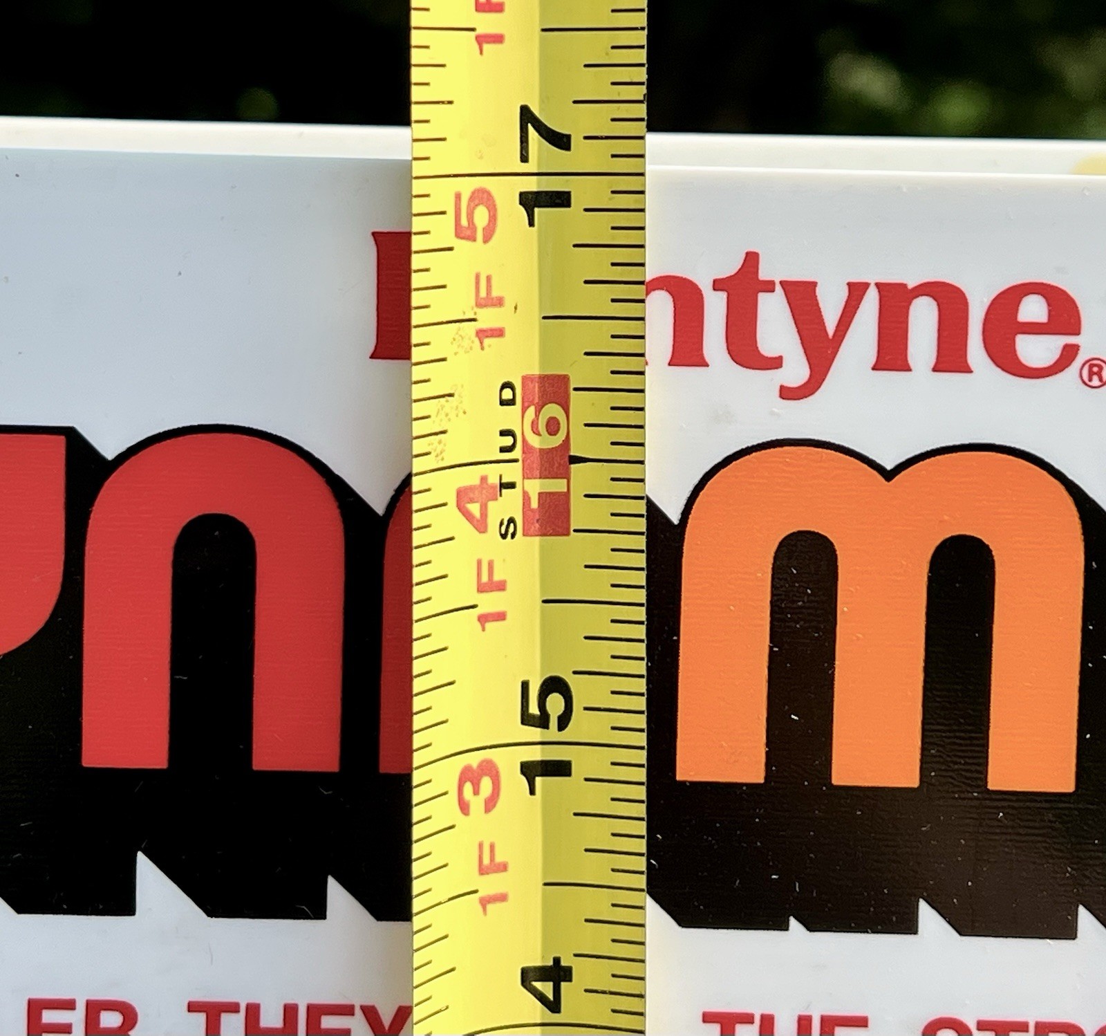 VINTAGE NIB NOS DENTYNE DYNAMINTS STORE COUNTER DISPLAY DISPENSER 10×17 SIGN