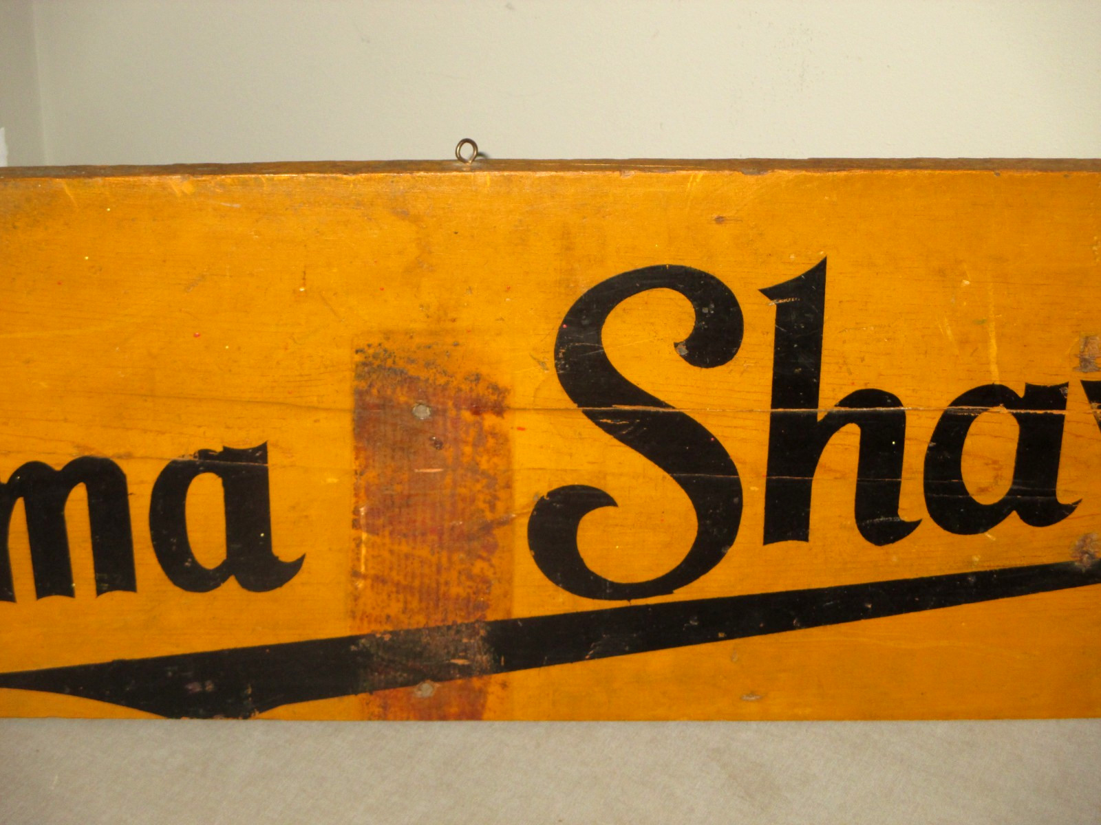 1940-BURMA-SHAVE WOOD ADVERTISING TRADE BARBER ORG DISPLAY SIGN-DOUBLE SIDED-40″