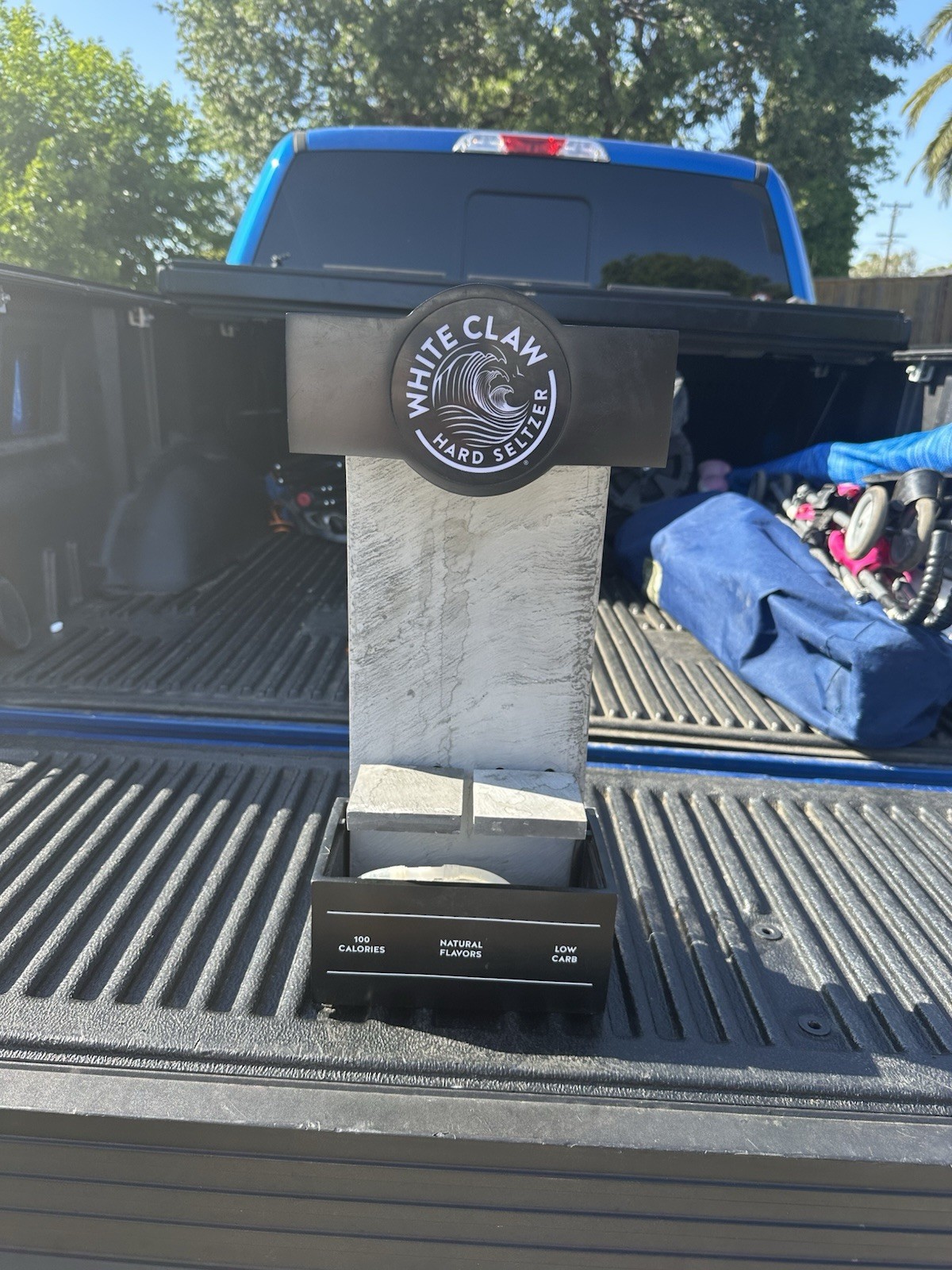 White Claw Hard Seltzer Fountain Display