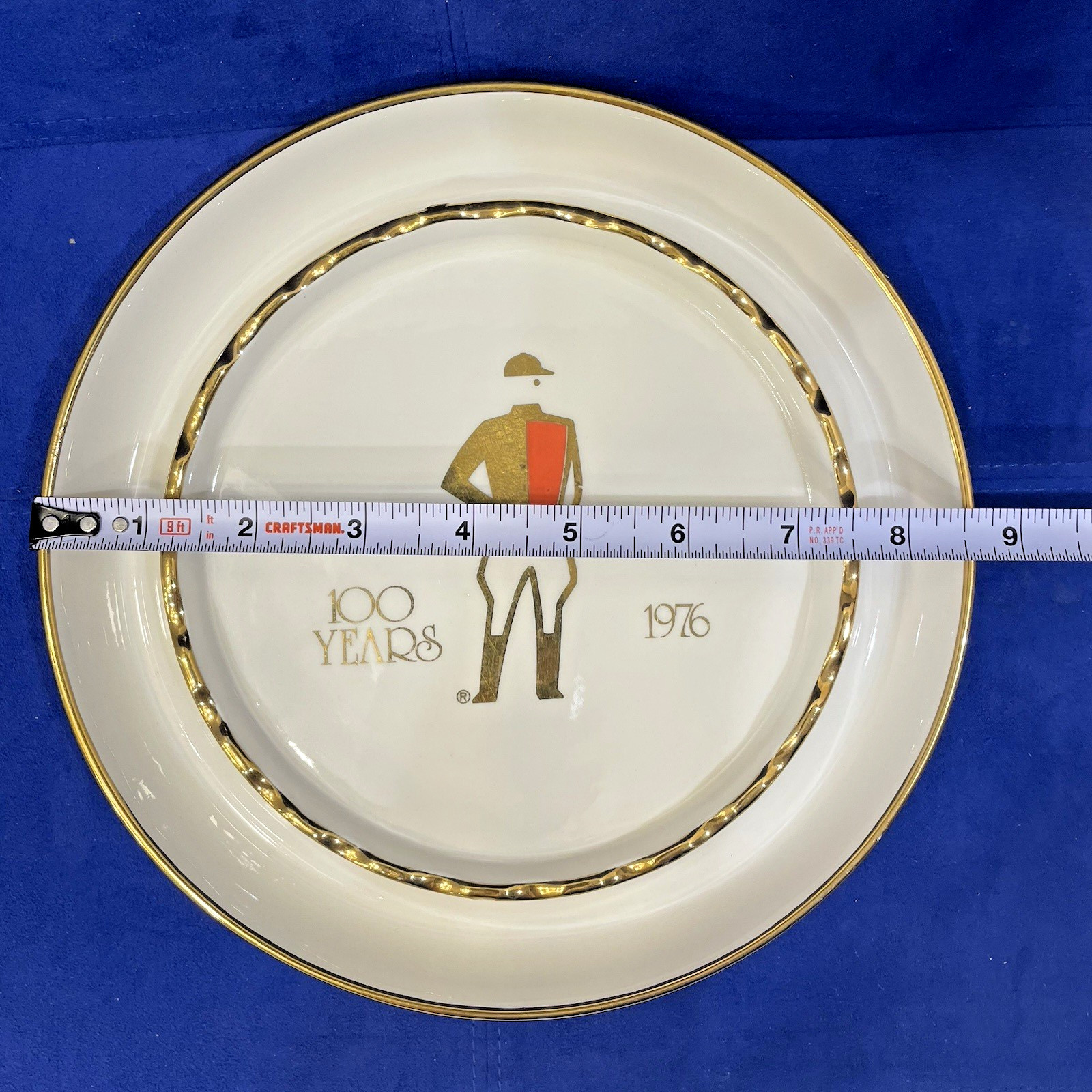 Jockey International 100 Years 1976 Commemorative Plate Corporate Award EUC