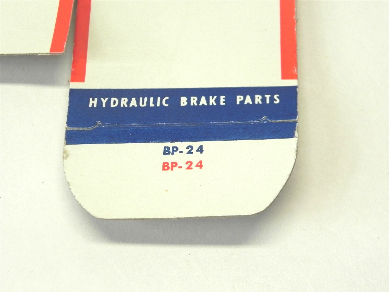 VINTAGE NIEHOFF HYDRAULIC BRAKE PARTS DISPLAY BOX *BOX ONLY* #BP-24 NEW UNUSED