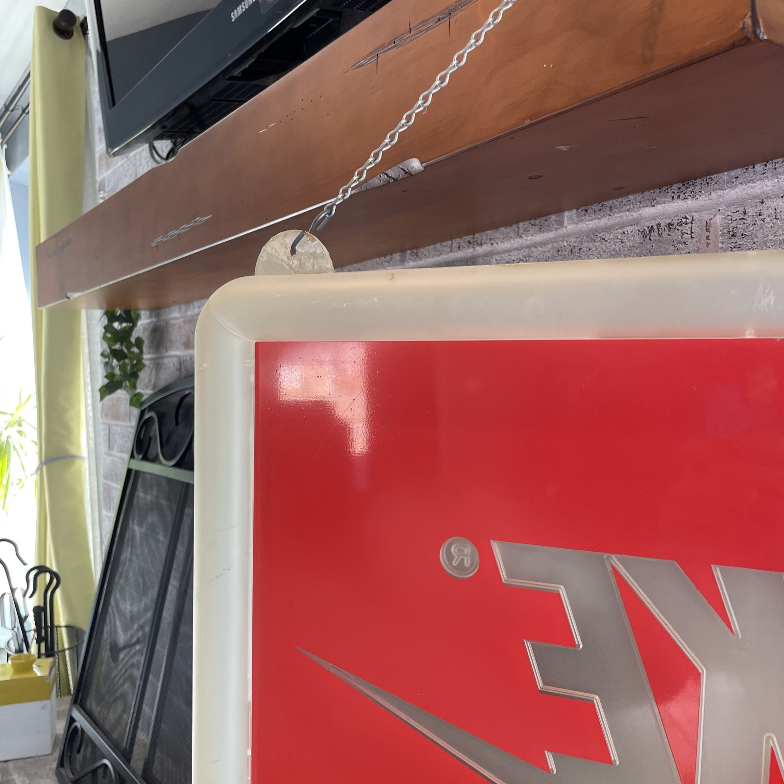 1980s Nike Hang Tag Store Display Sign – History Nike Air Advertising – Archival