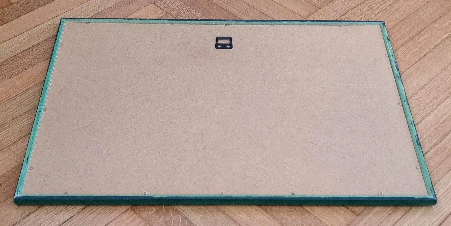 ADVERTISING MIRROR SIGN/FRAME-JUICE MAMBO JUICES-MIRROR-90′-VINTAGE