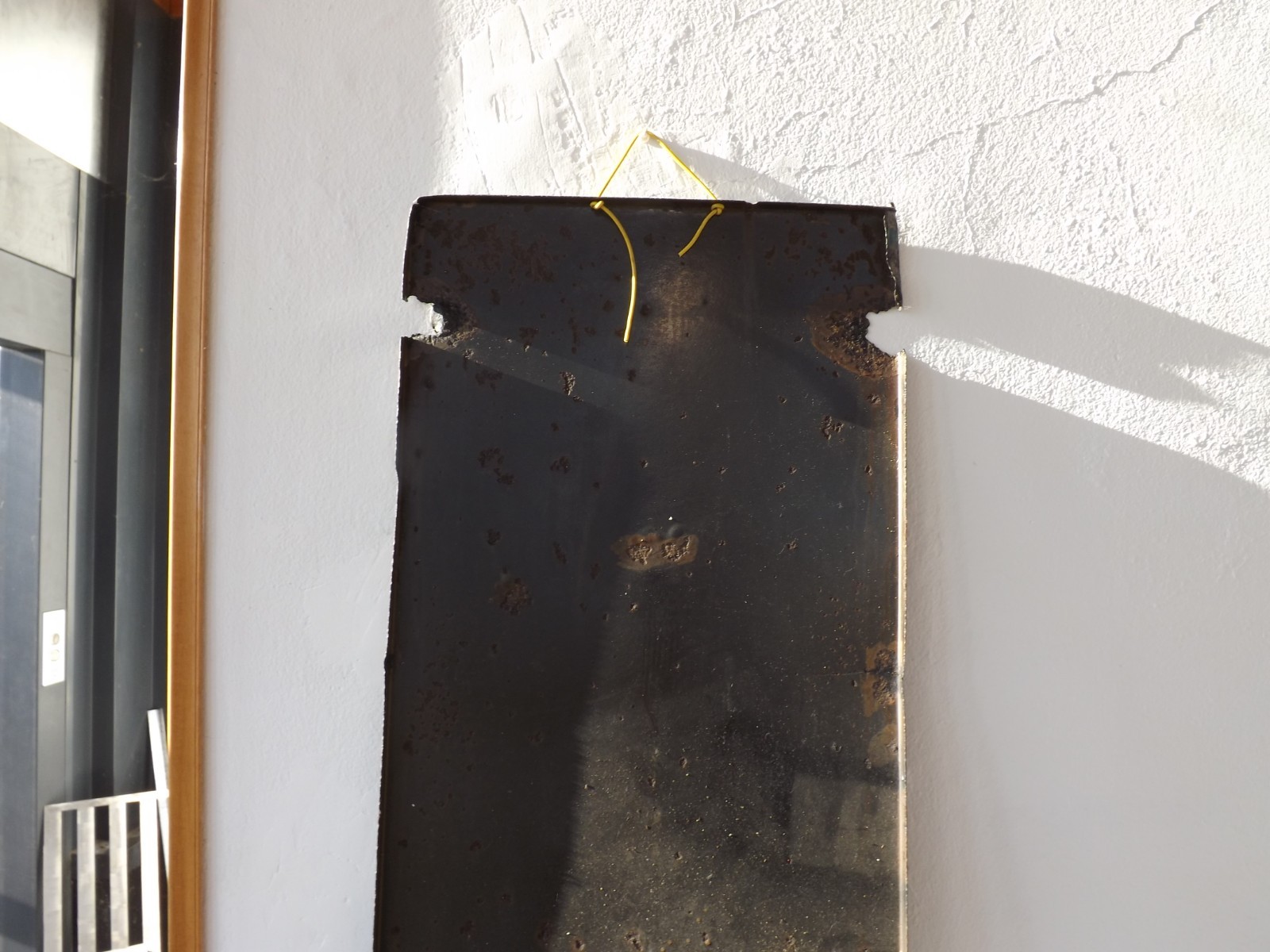 Black Salts and Tobacco Enamel Table Sign Number 2