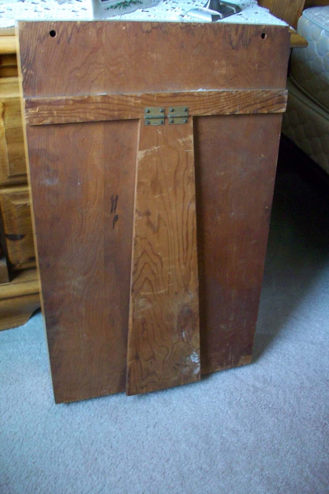 Vintage Wood Rembrandts Talens Floor Store Display