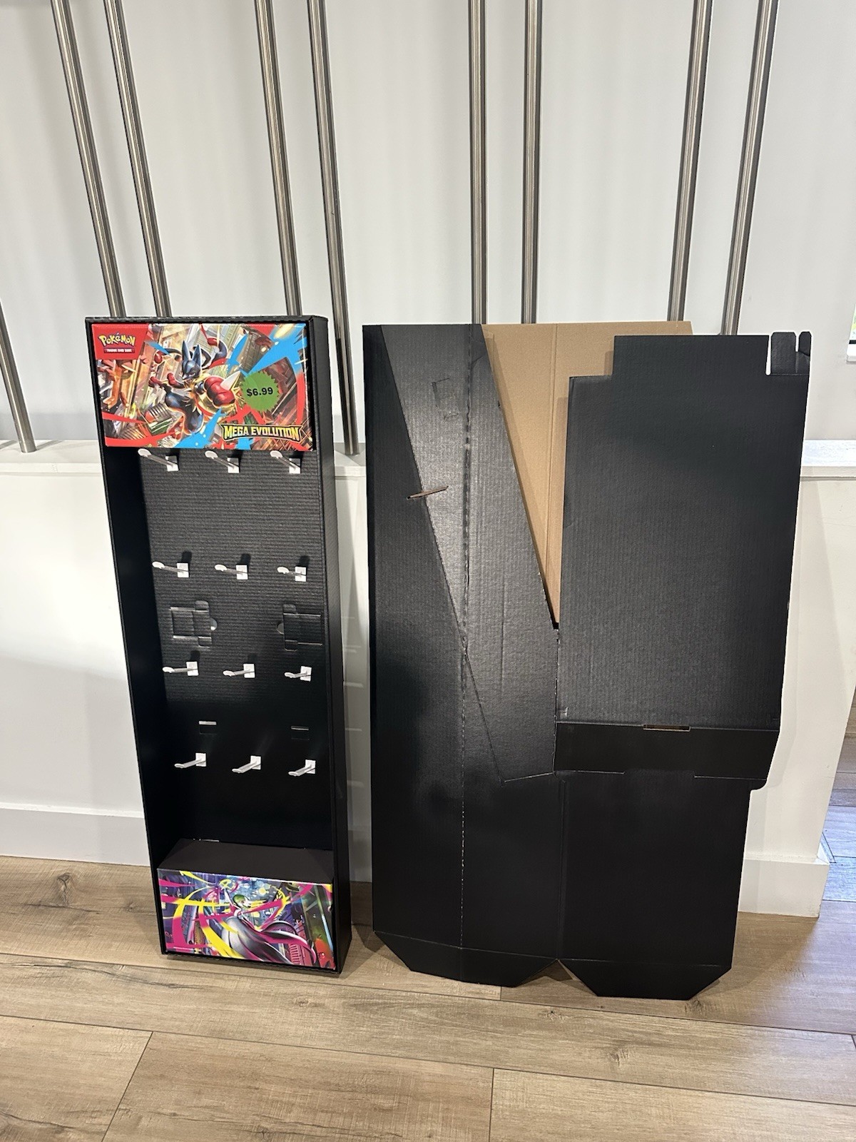Pokemon Mega Evolution, Phantasmal Flames, Chaos Rising Retail Display w/Base