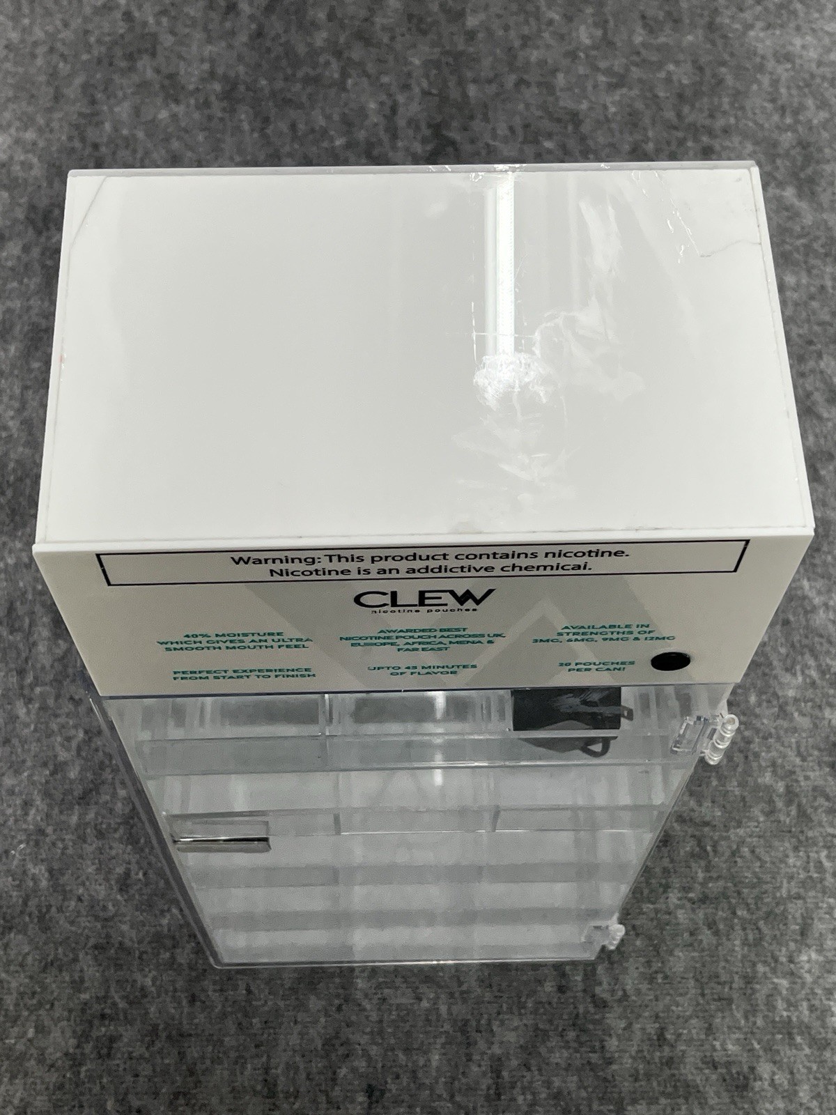 Clew Pouches LED Advertising Store Display 23″ X 10″