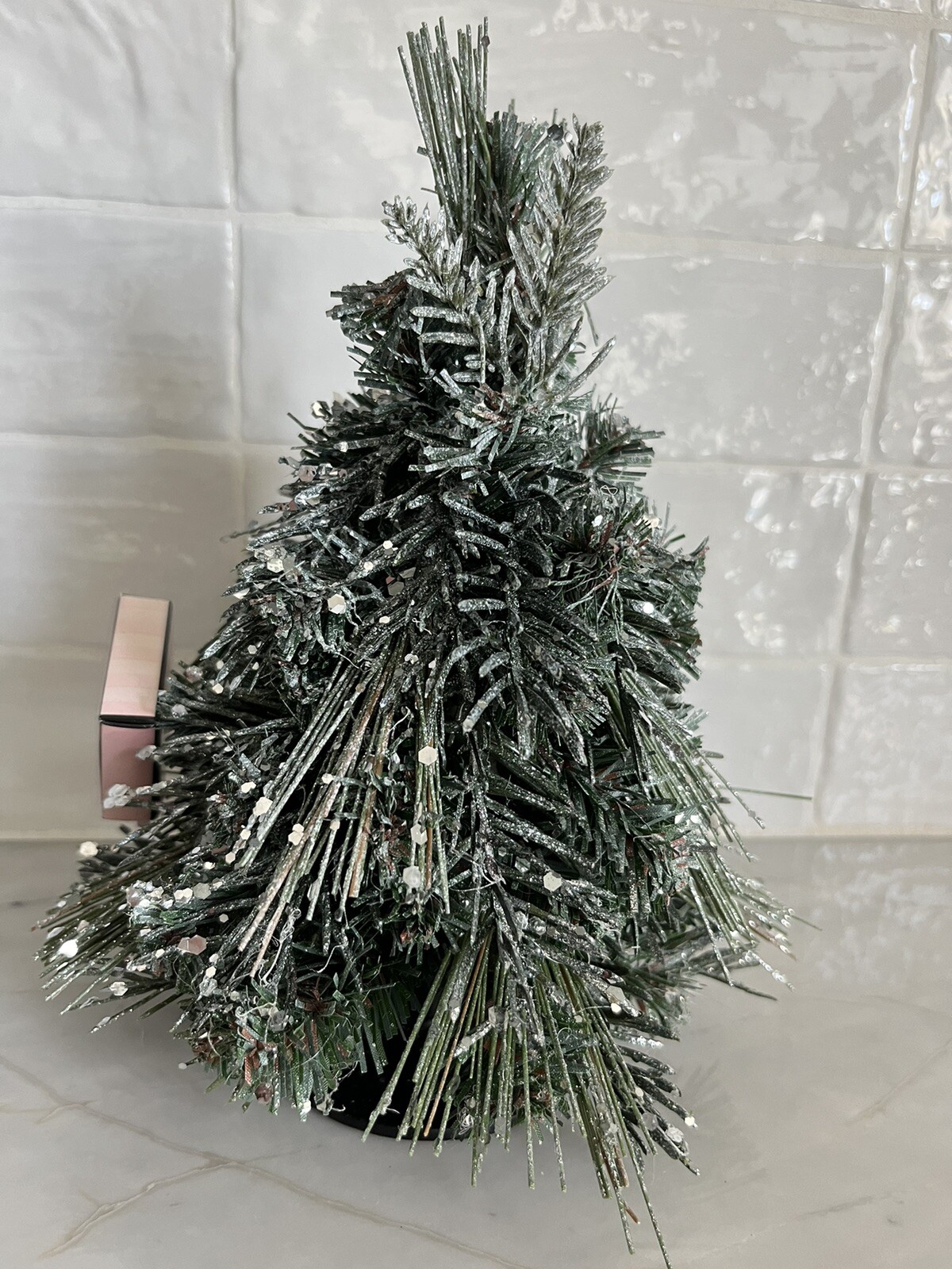 Victoria’s Secret Christmas Tree Store Display Flocked Glittered Gift Ornament