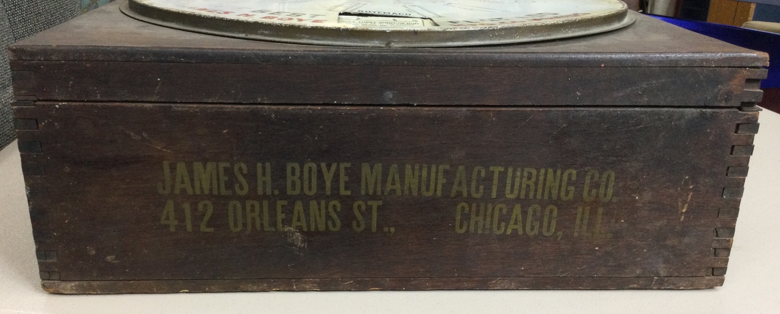 Vintage Boyemaco Curtain Fixtures Traveling Salesman Box