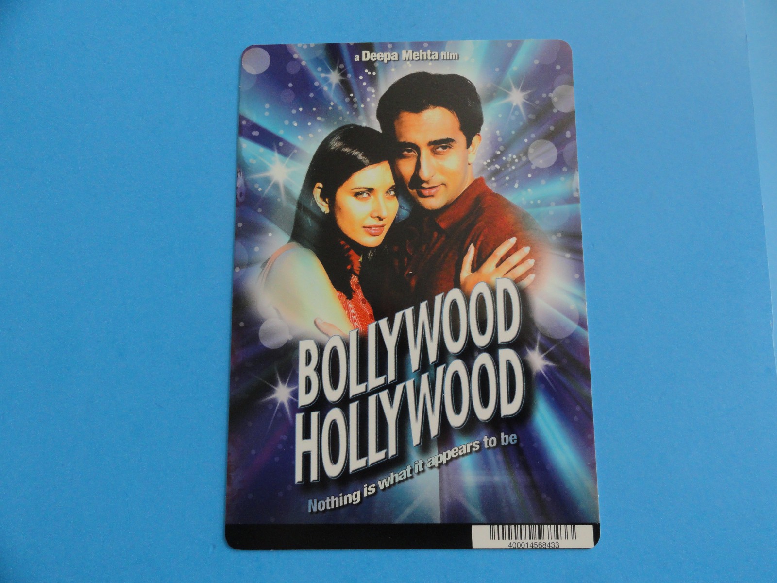 BOLLYWOOD HOLLYWOOD BLOCKBUSTER VIDEO BACKER CARD 5″X8″
