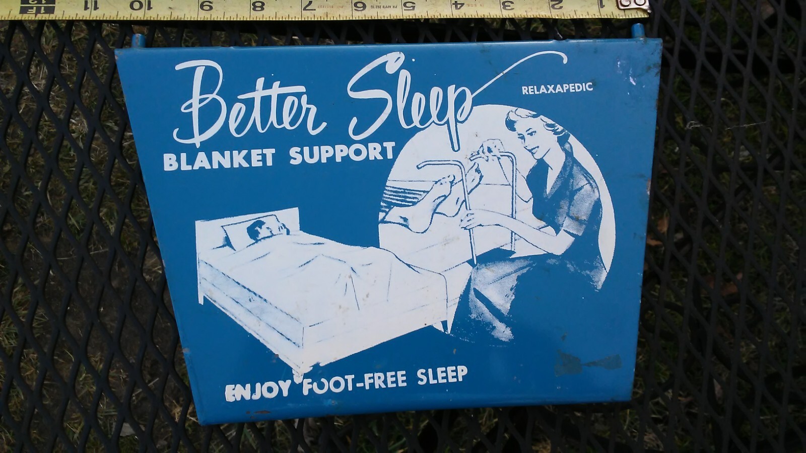 Vintage Better Sleep 1960’s Store Display Rack Advertising Sign