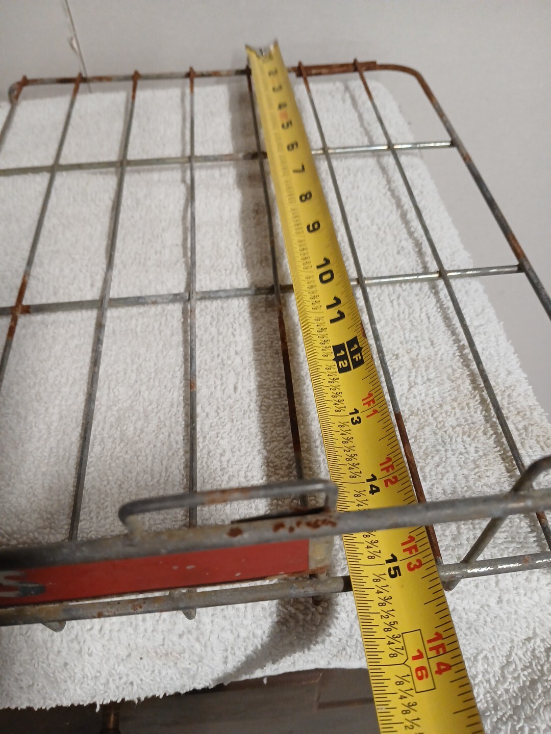 Vintage Tom’s Snack Display Steel Wire Shelf