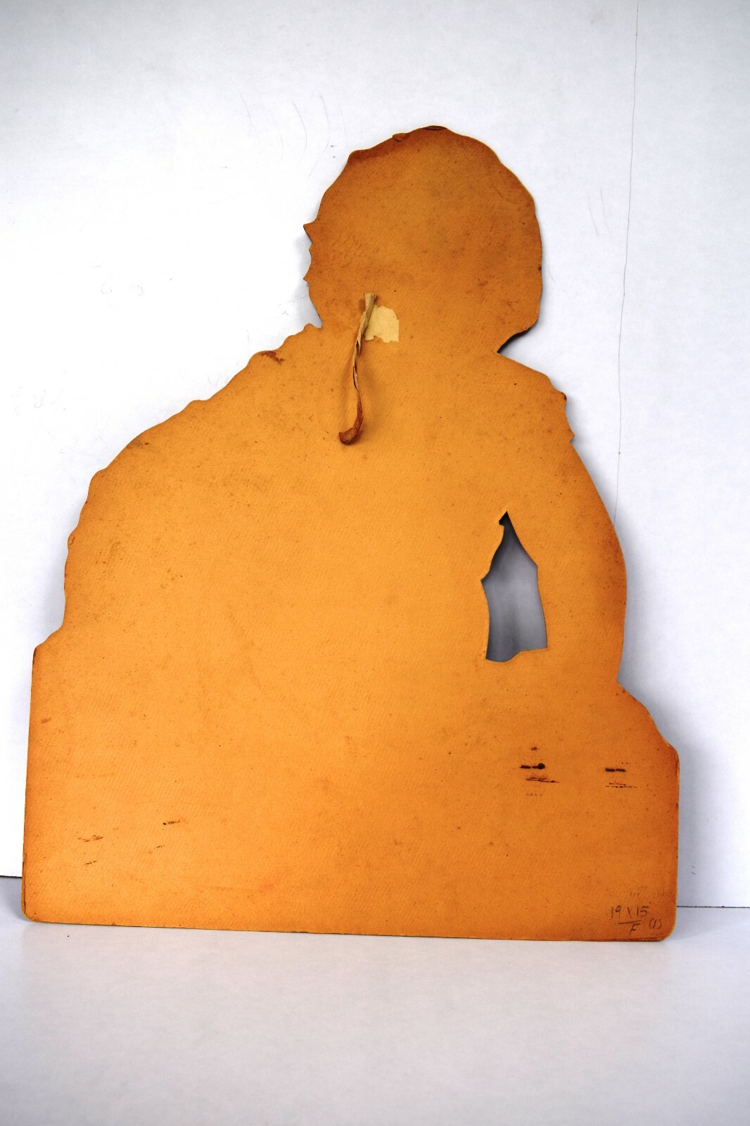 Vintage Mellin’s Food Baby Die Cut Advertising Sign Cardboard Calendar C 1930″F3