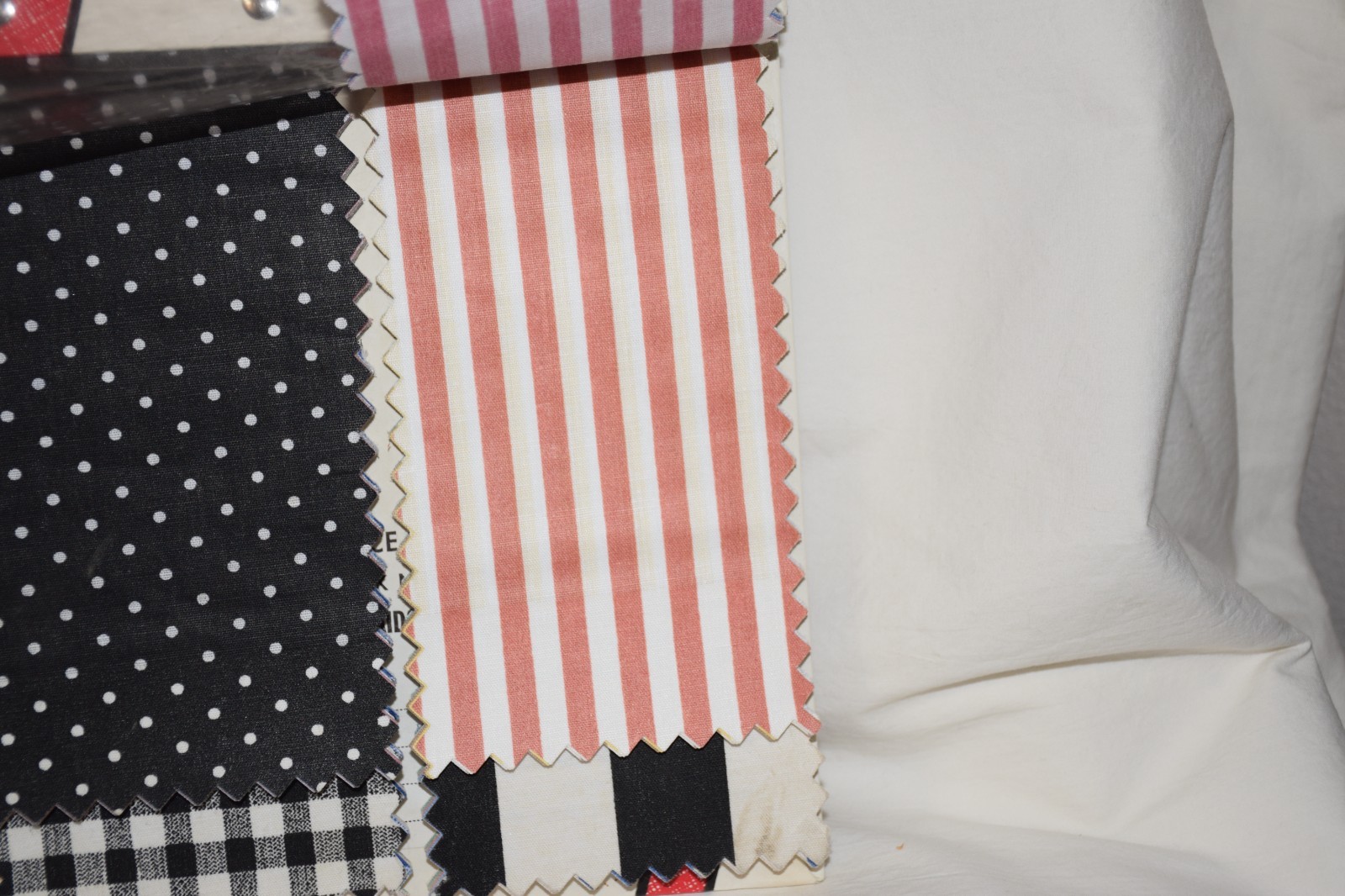 Vtg Belco Fabrics Salesman Store Sample Book No. 79 Dots-Plaids Stripes!!