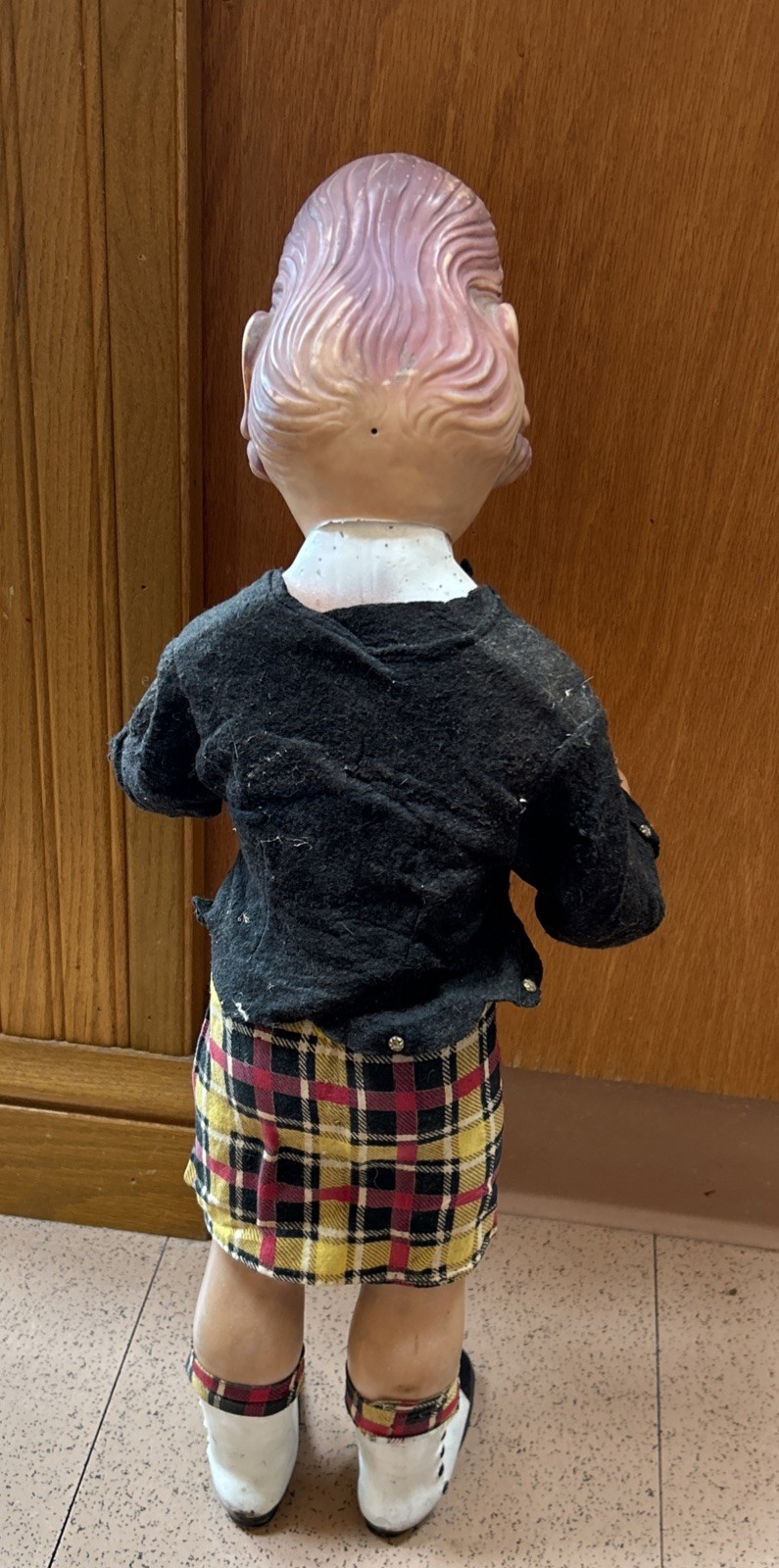 Vintage 1950s Old Smuggler Scotch Whisky Mr. Ferguson 27”