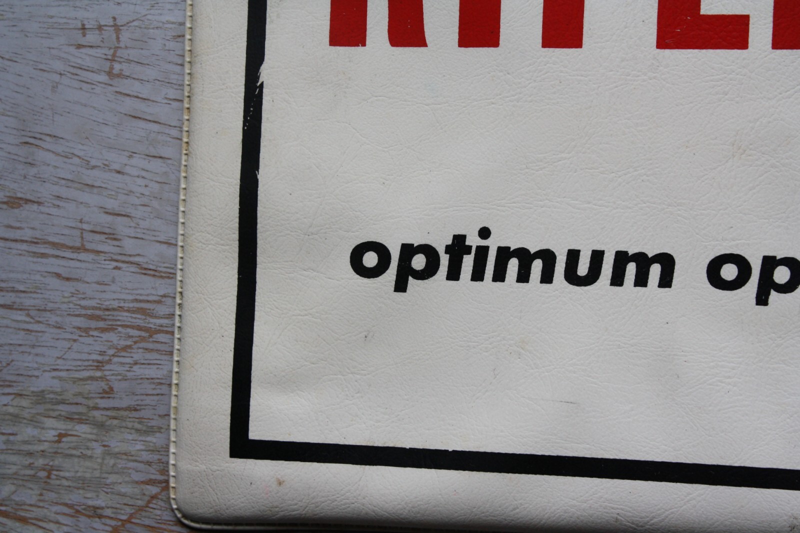 Vintage Gun Store/Firearm Dealer Counter Mat Bausch Lomb Scopes Optics Advertise