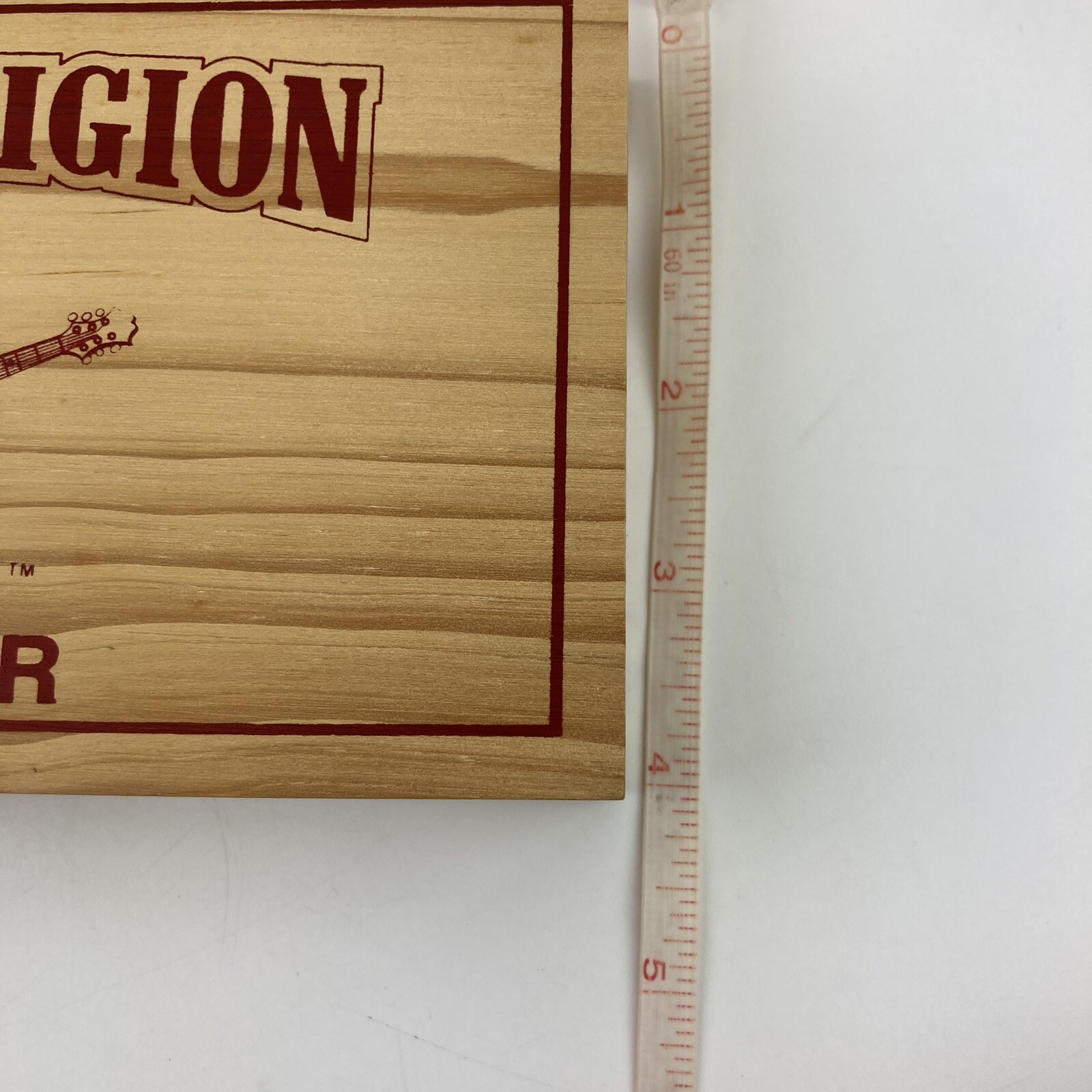 RARE True Religion Footwear Wooden Store Display Signage Plaques 7.5”x4” Lot