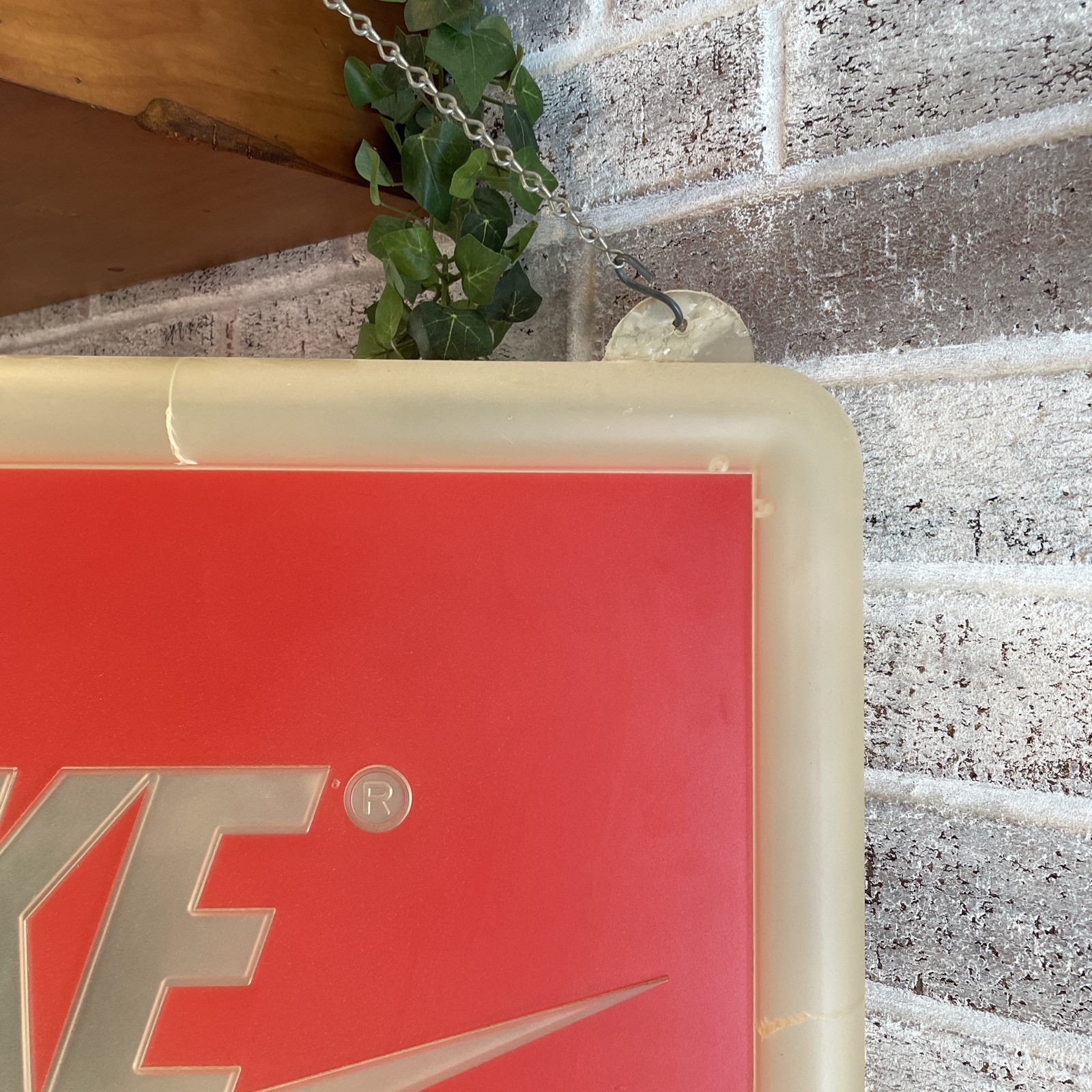 1980s Nike Hang Tag Store Display Sign – History Nike Air Advertising – Archival