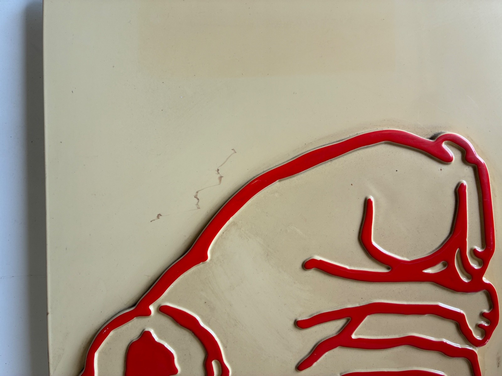 Vintage RCA Nipper Plastic 1960’s Store Display Sign 4 Ft Long! Dog Records Rare