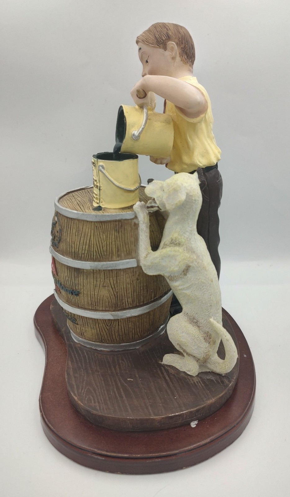 Benjamin Moore Paint 125 Years 2008 Store Display Statue Boy With Dog