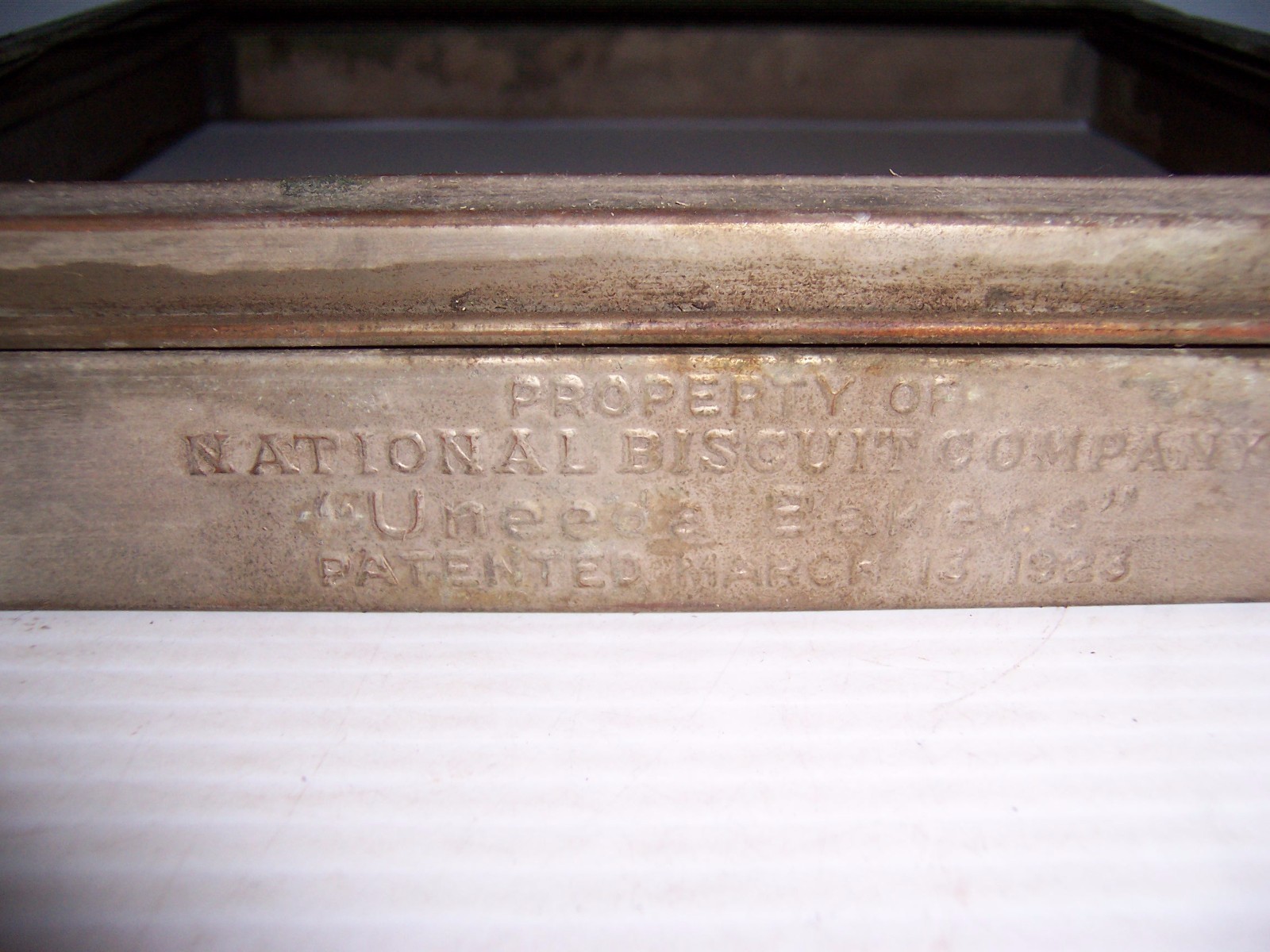 Vintage National Biscuit Company Advertising Store Counter Display Bin Door