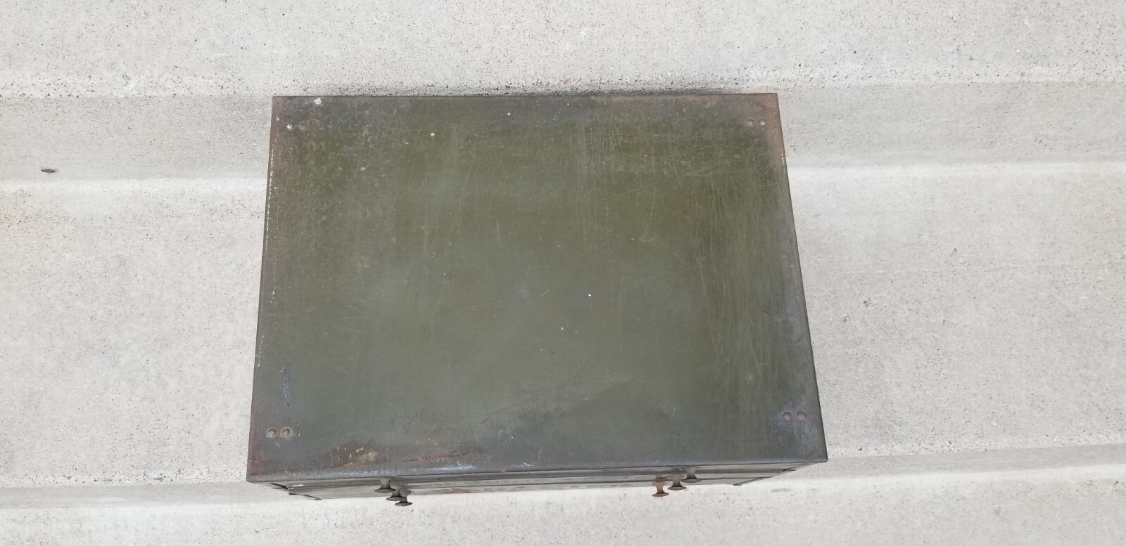 Vintage Carter Carburetor Genuine Parts Bin Cabinet Automobile Front & Back ADV!