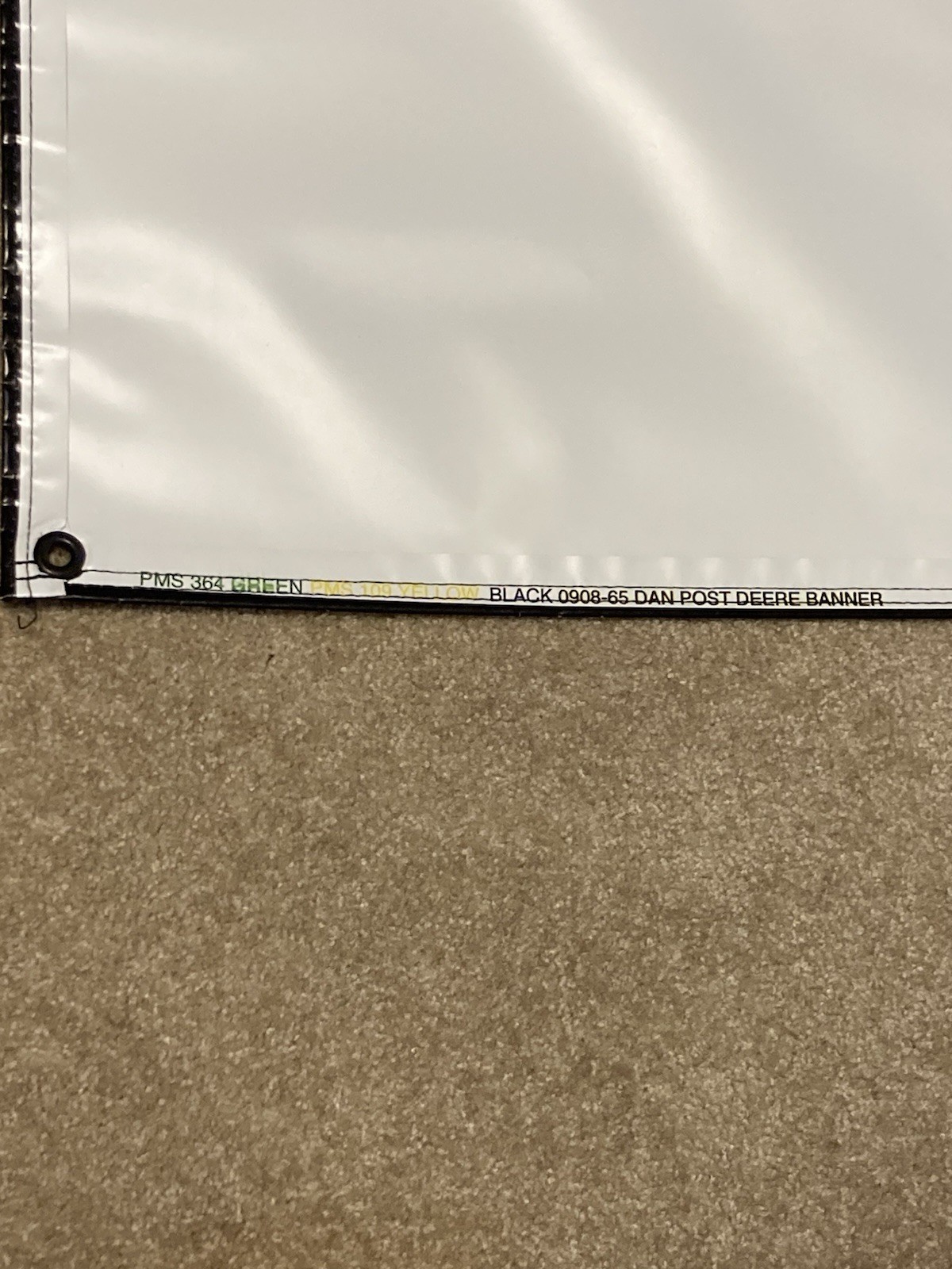 John Deere vinyl store display banner 57.5″ x 34″ 6 grommets