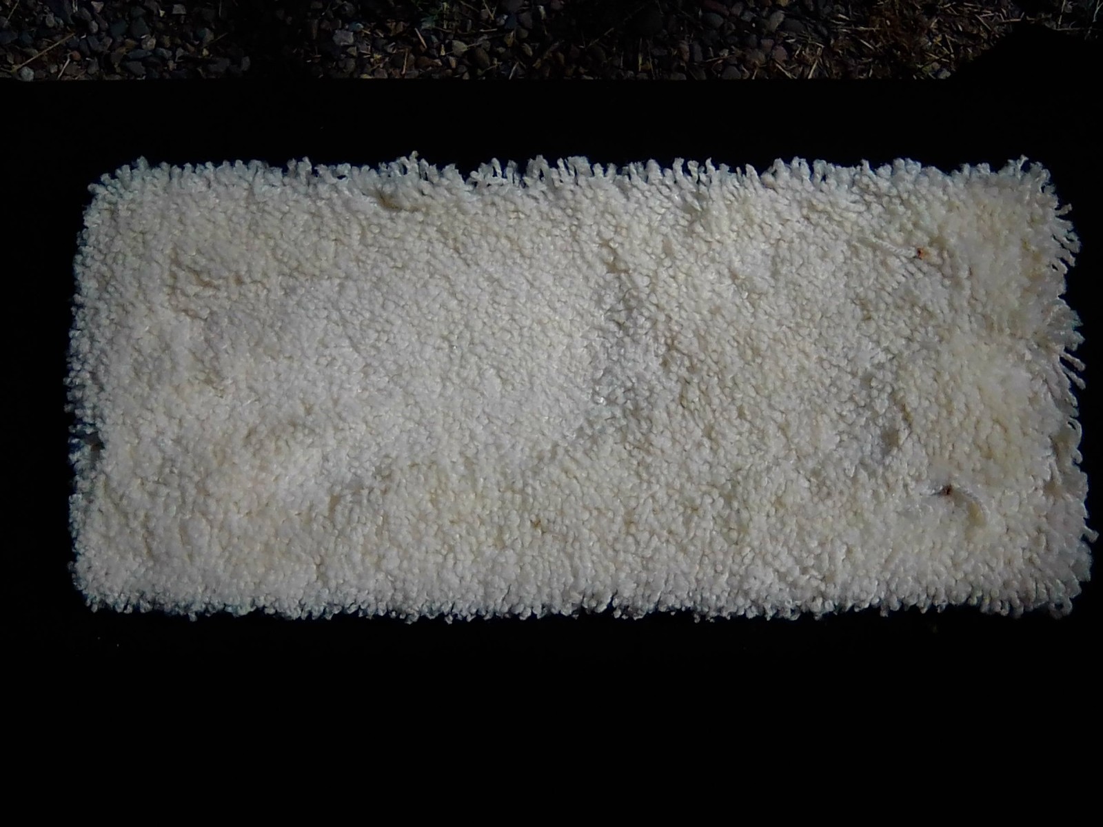 NEW/Vintage MCM Downs Thick SHAG Carpet Sample Demo 1972 Snow Flake 18.1″x7.8″