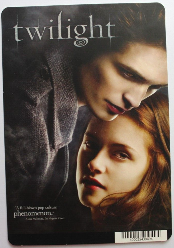 BLOCKBUSTER Backer Card Mini Art Poster 5.5″ x 8″ 12 TWILIGHT