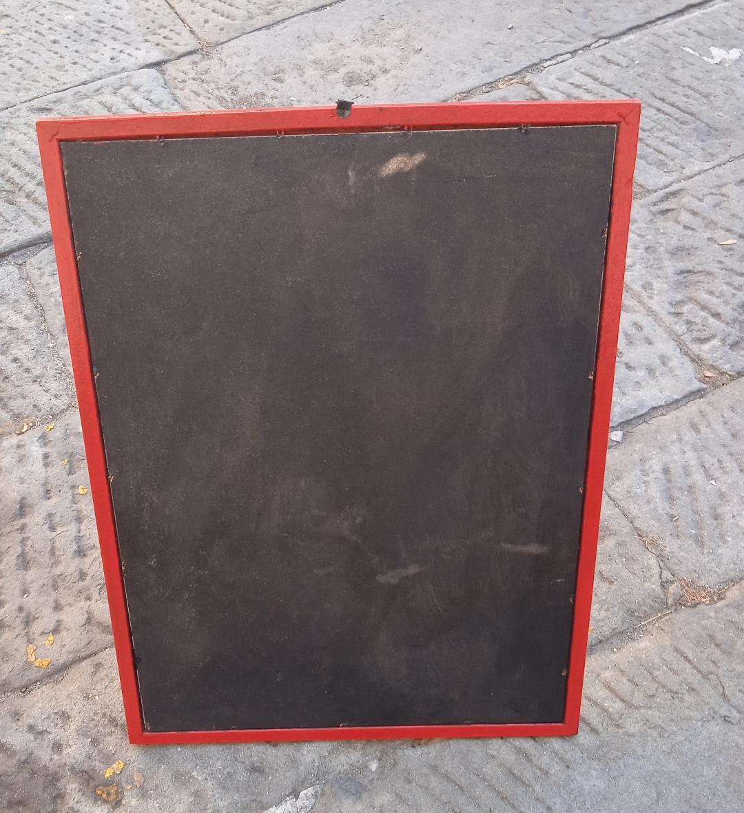ORIGINAL VINTAGE 1970s COLLECTIBLE BEER “RIVA” MIRROR PAINTING