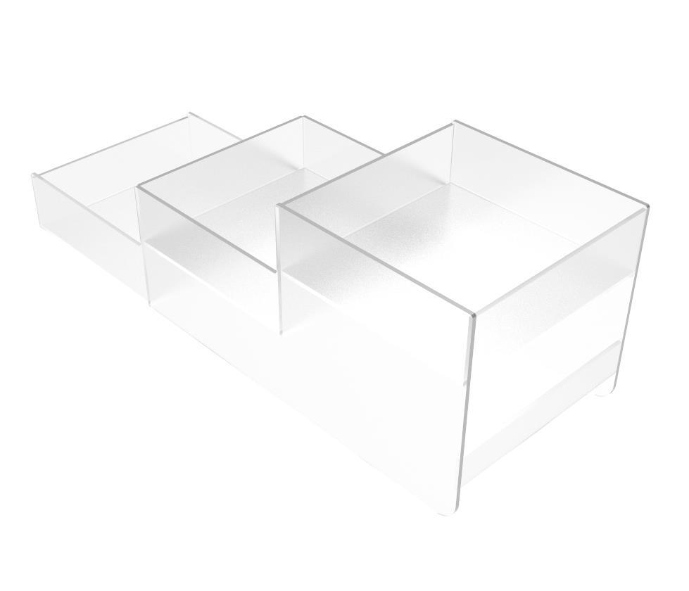 6×6″ Candy Display Countertop Toieltry Organizer Make-up Cosmetics 3 Tier